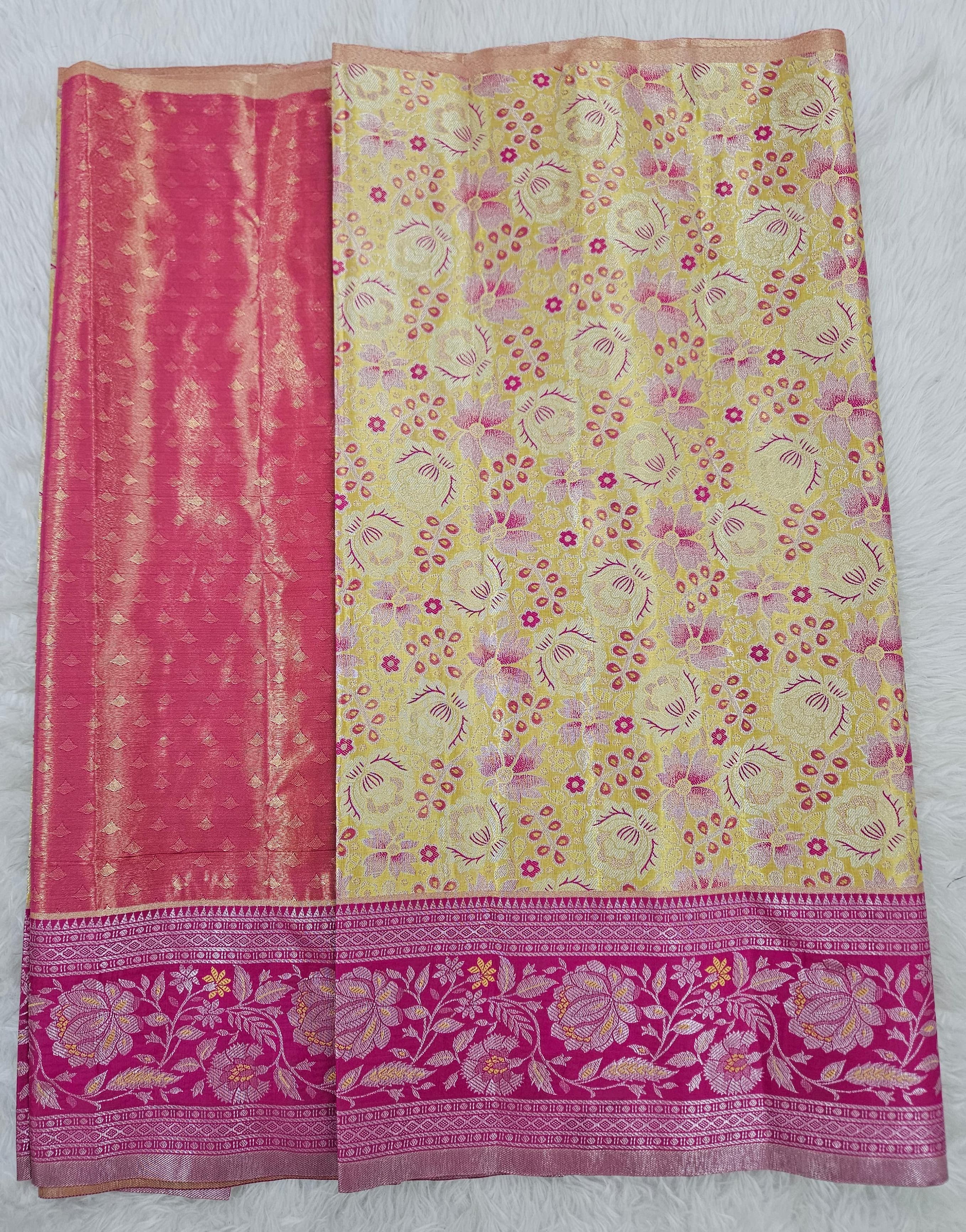 (2–5  Year) Lehenga – Unstitched (Blouse + Material)