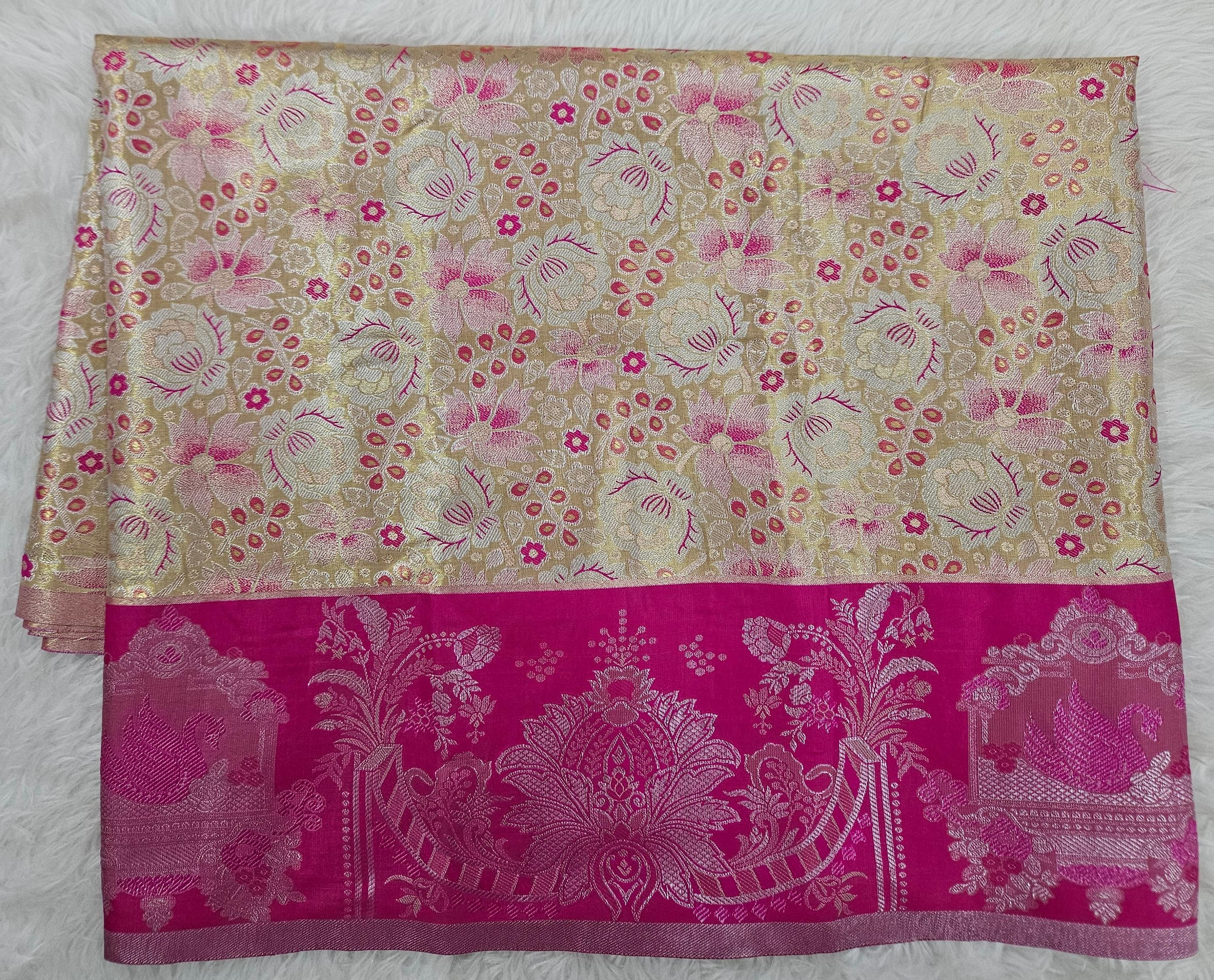 (2–5  Year) Lehenga – Unstitched (Blouse + Material)