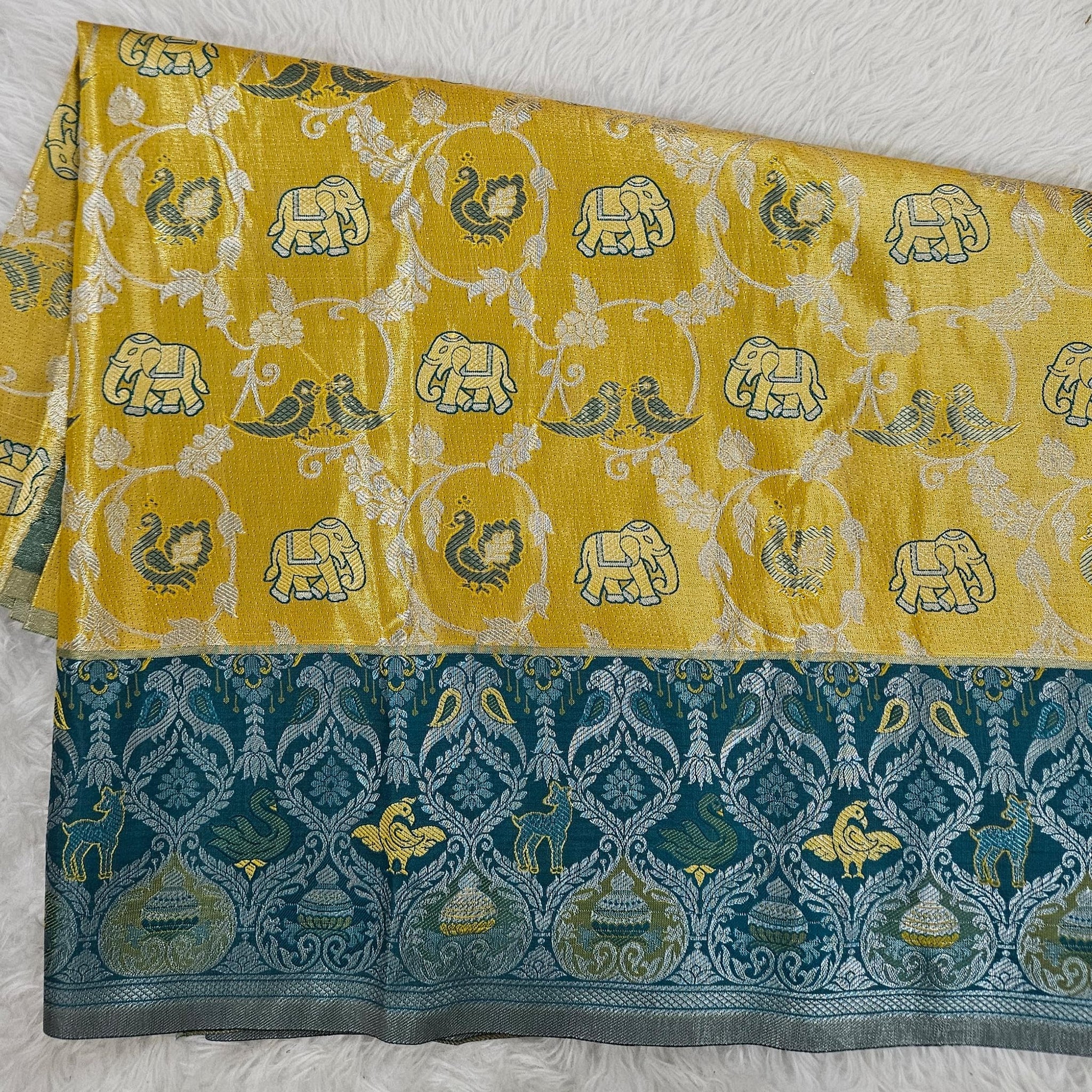 (2–5  Year) Lehenga – Unstitched (Blouse + Material)