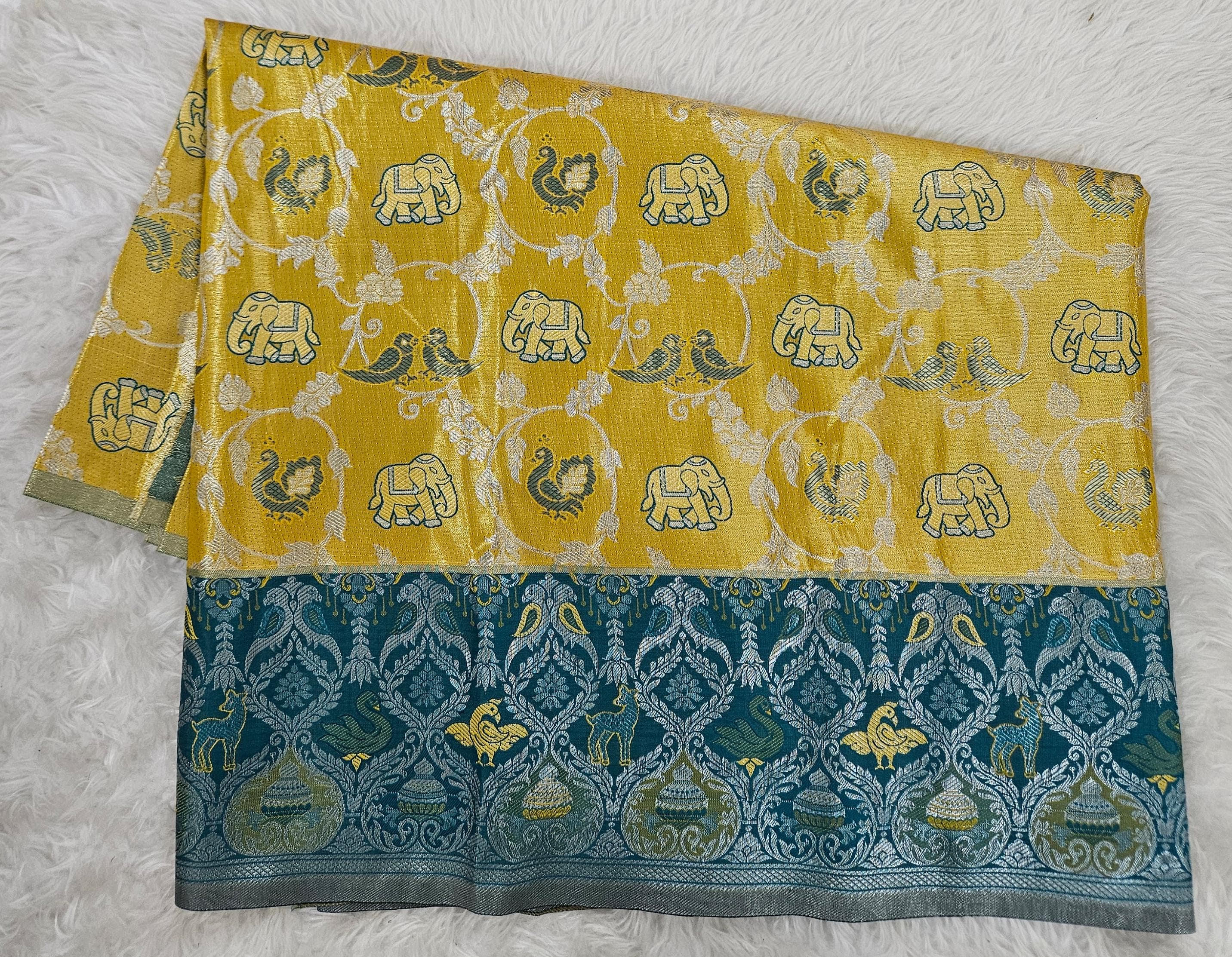 (2–5  Year) Lehenga – Unstitched (Blouse + Material)