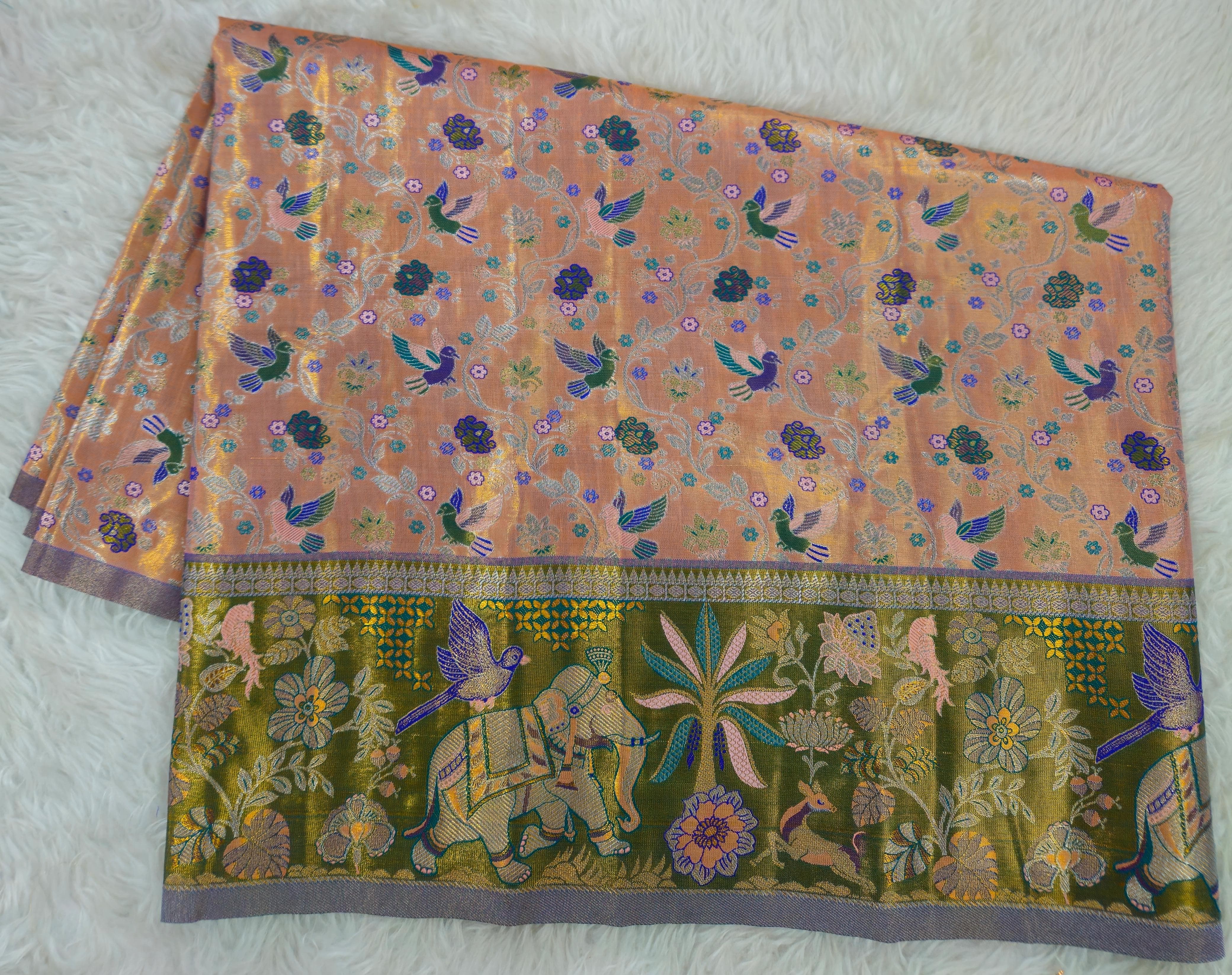 (2–5  Year) Lehenga – Unstitched (Blouse + Material)