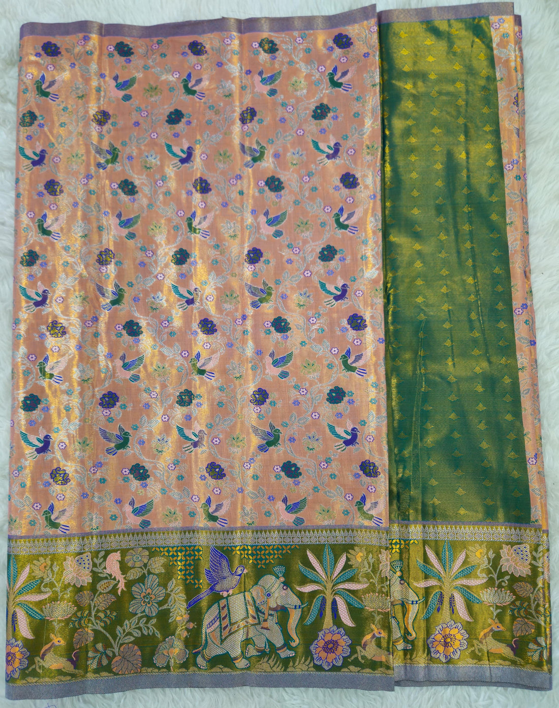 (2–5  Year) Lehenga – Unstitched (Blouse + Material)