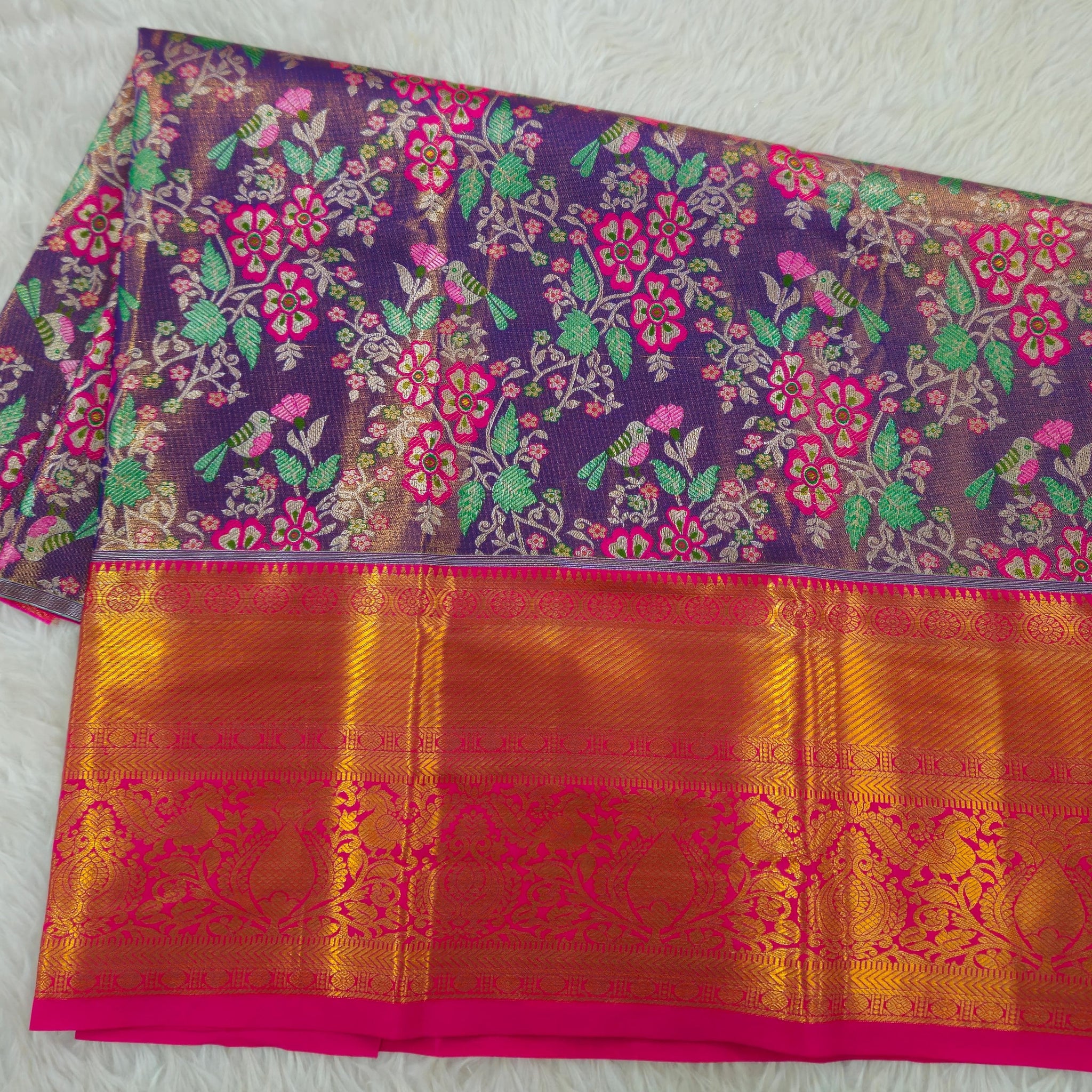(2–5  Year) Lehenga – Unstitched (Blouse + Material)