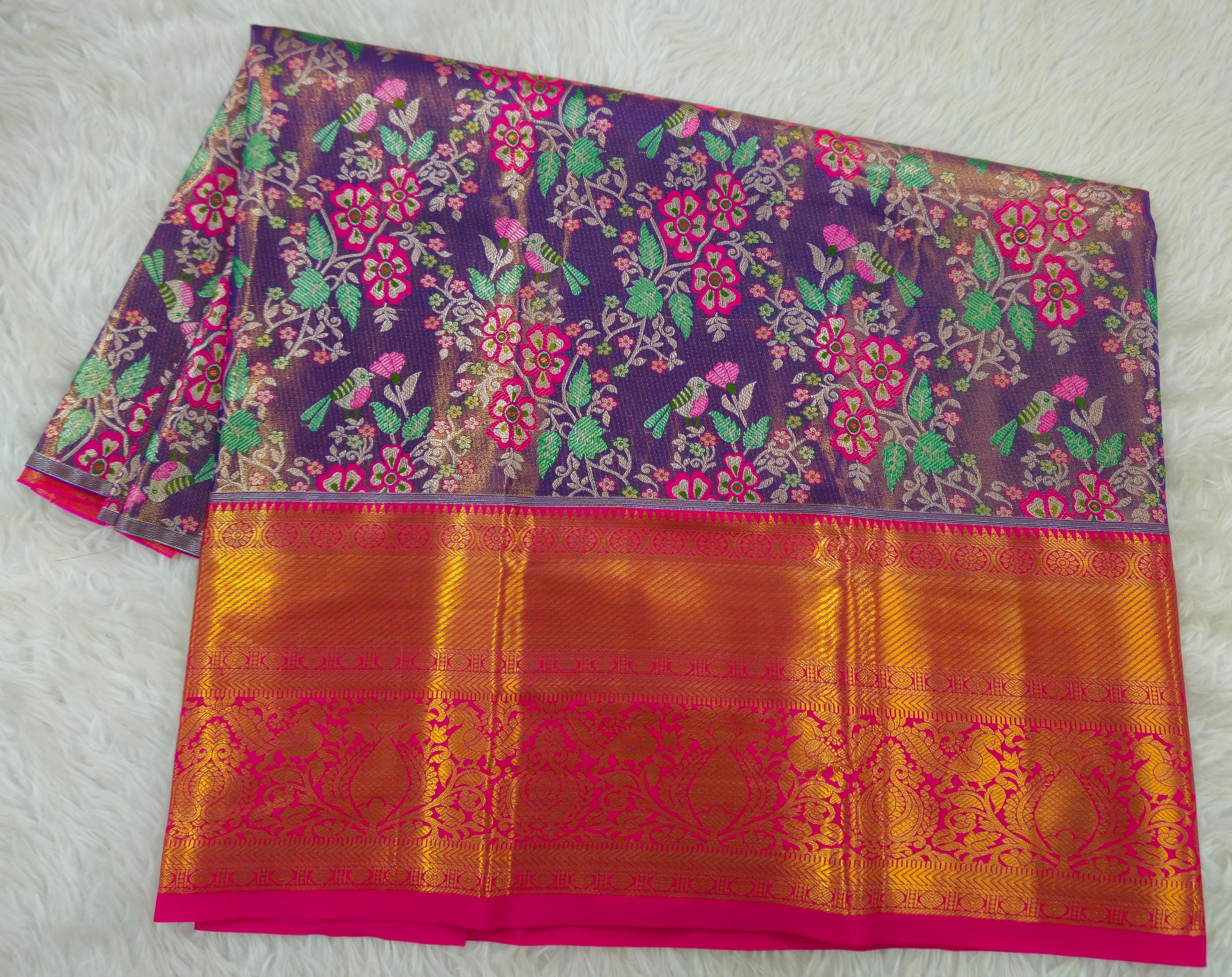 (2–5  Year) Lehenga – Unstitched (Blouse + Material)