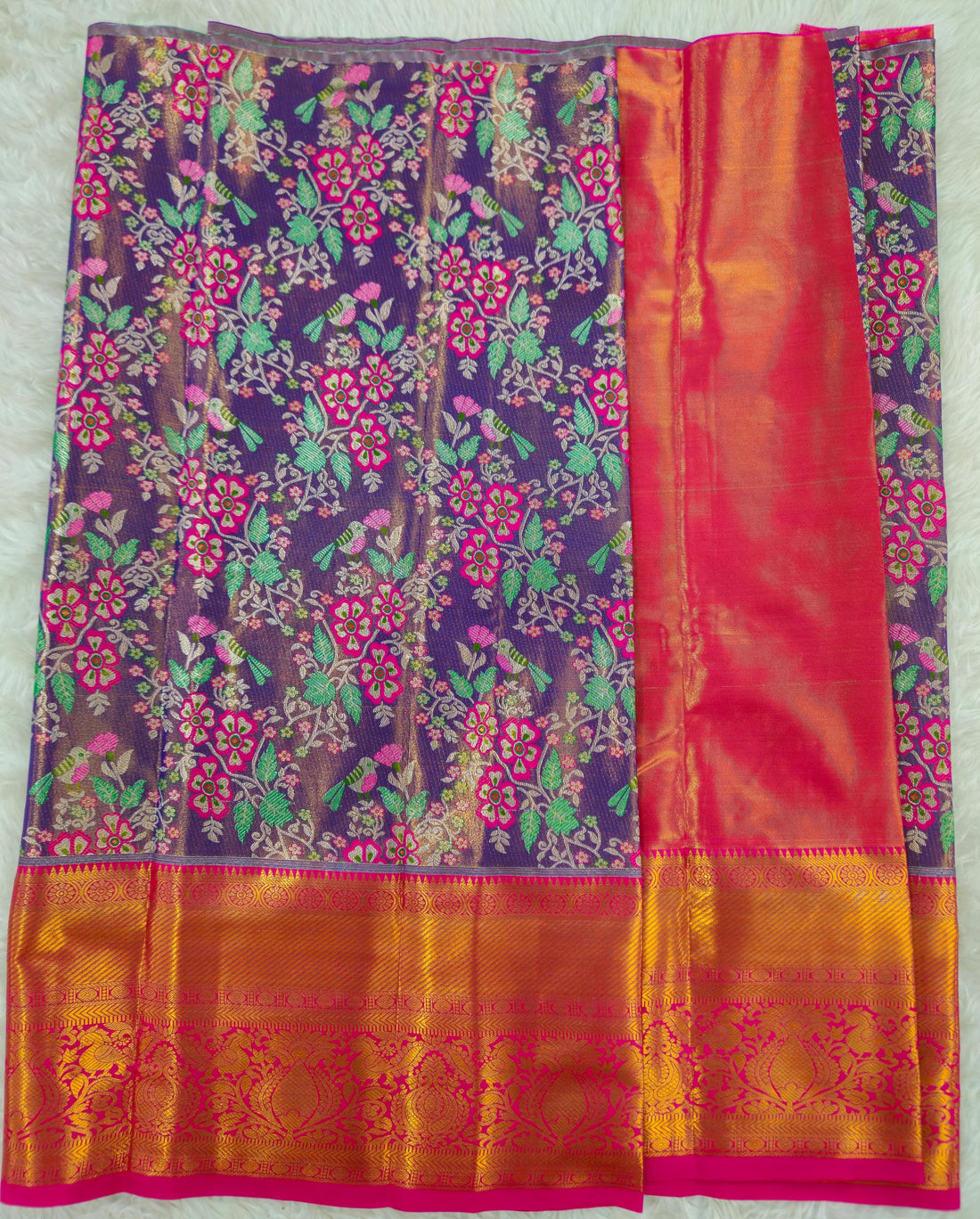 (2–5  Year) Lehenga – Unstitched (Blouse + Material)