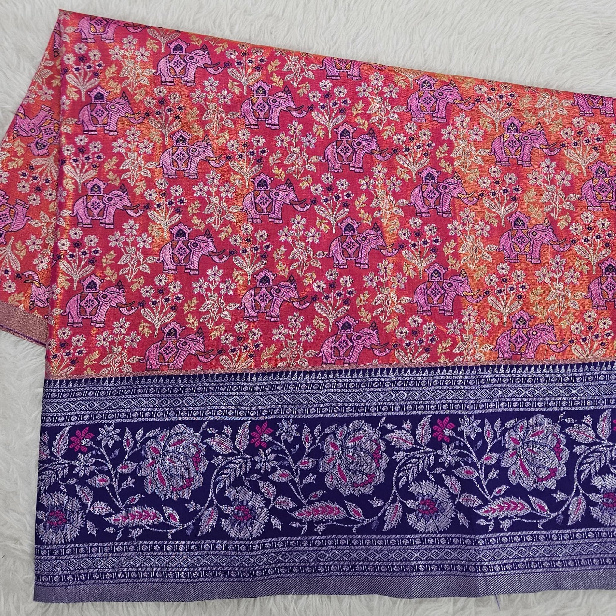 (2–5  Year) Lehenga – Unstitched (Blouse + Material)