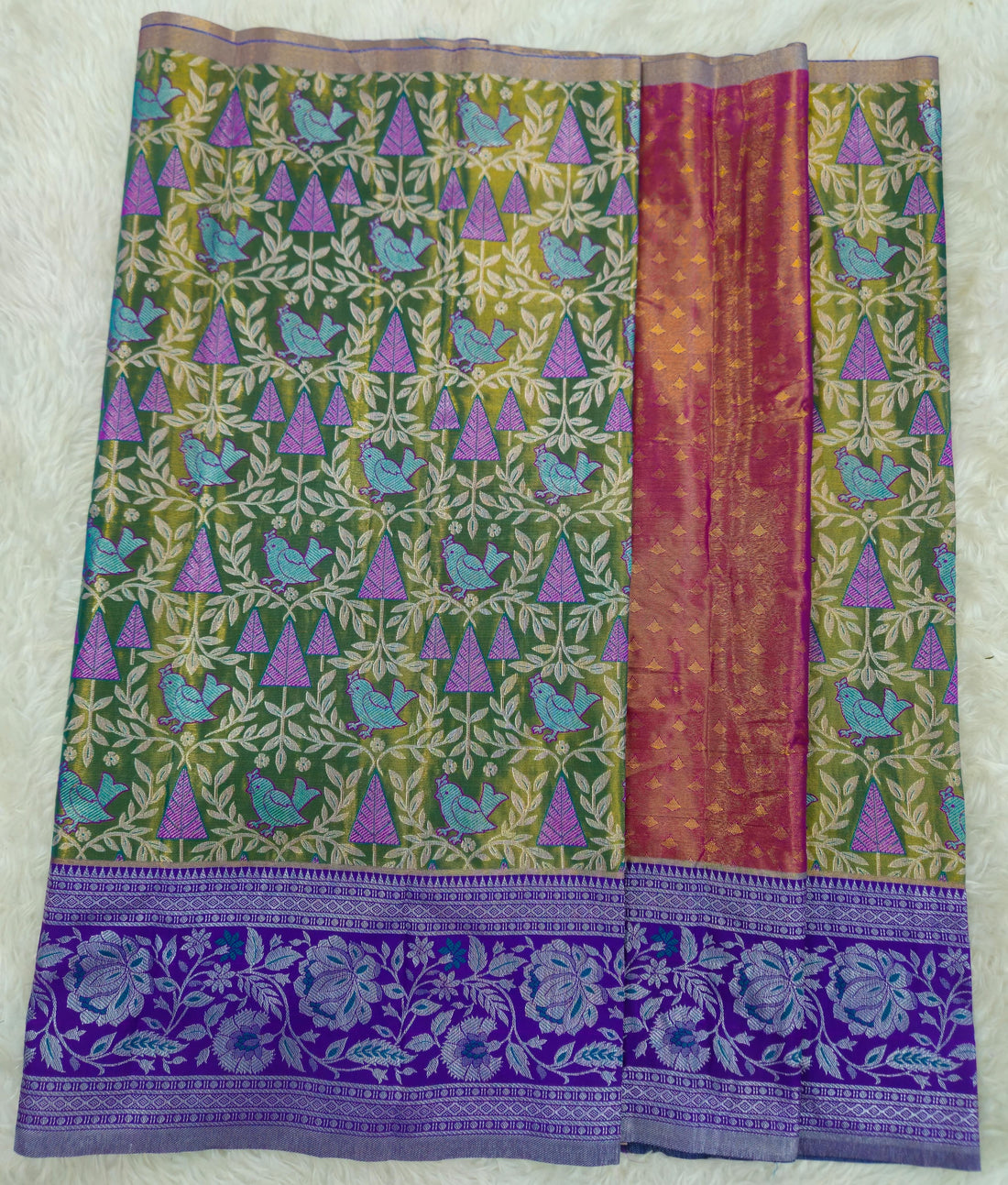 (2–5  Year) Lehenga – Unstitched (Blouse + Material)