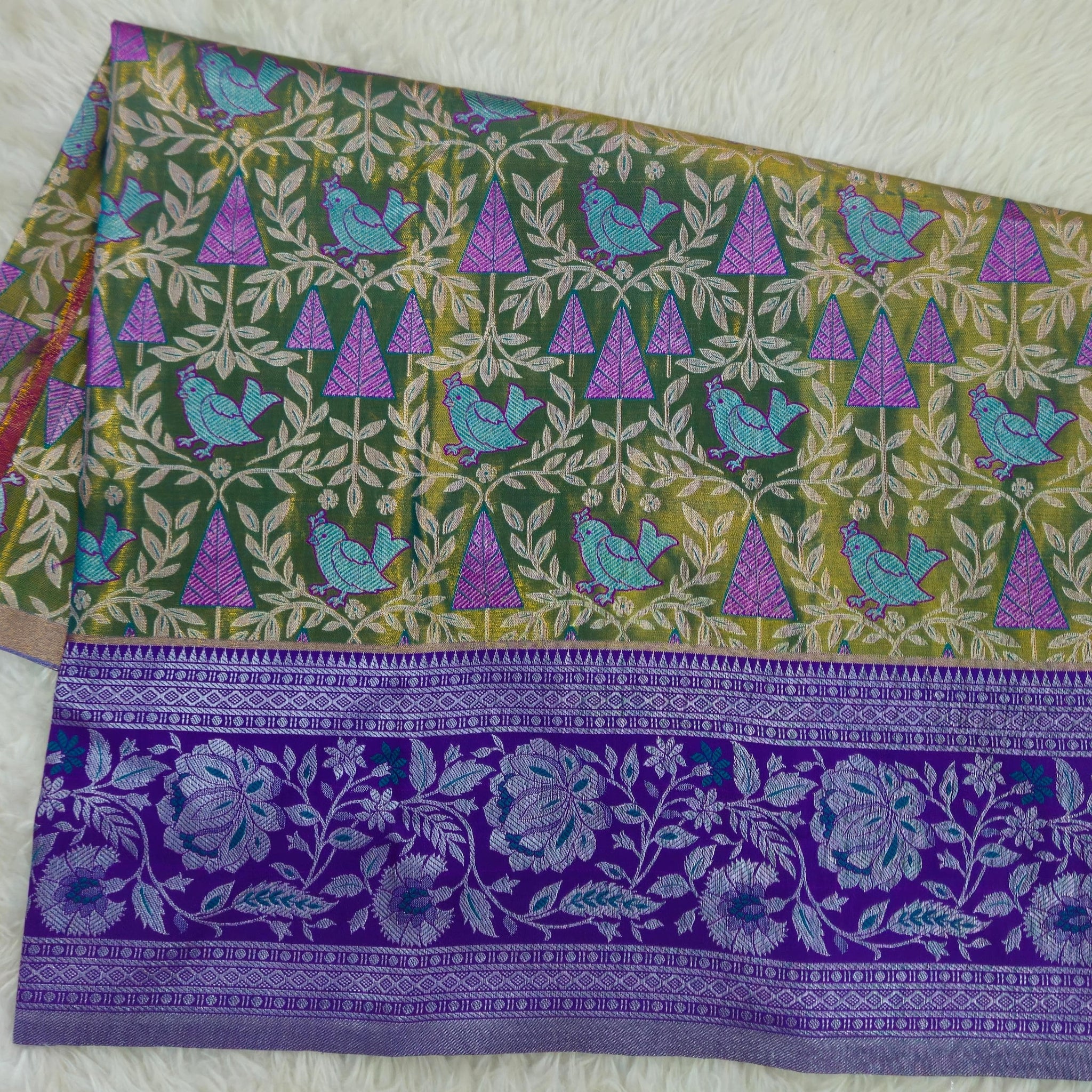 (2–5  Year) Lehenga – Unstitched (Blouse + Material)