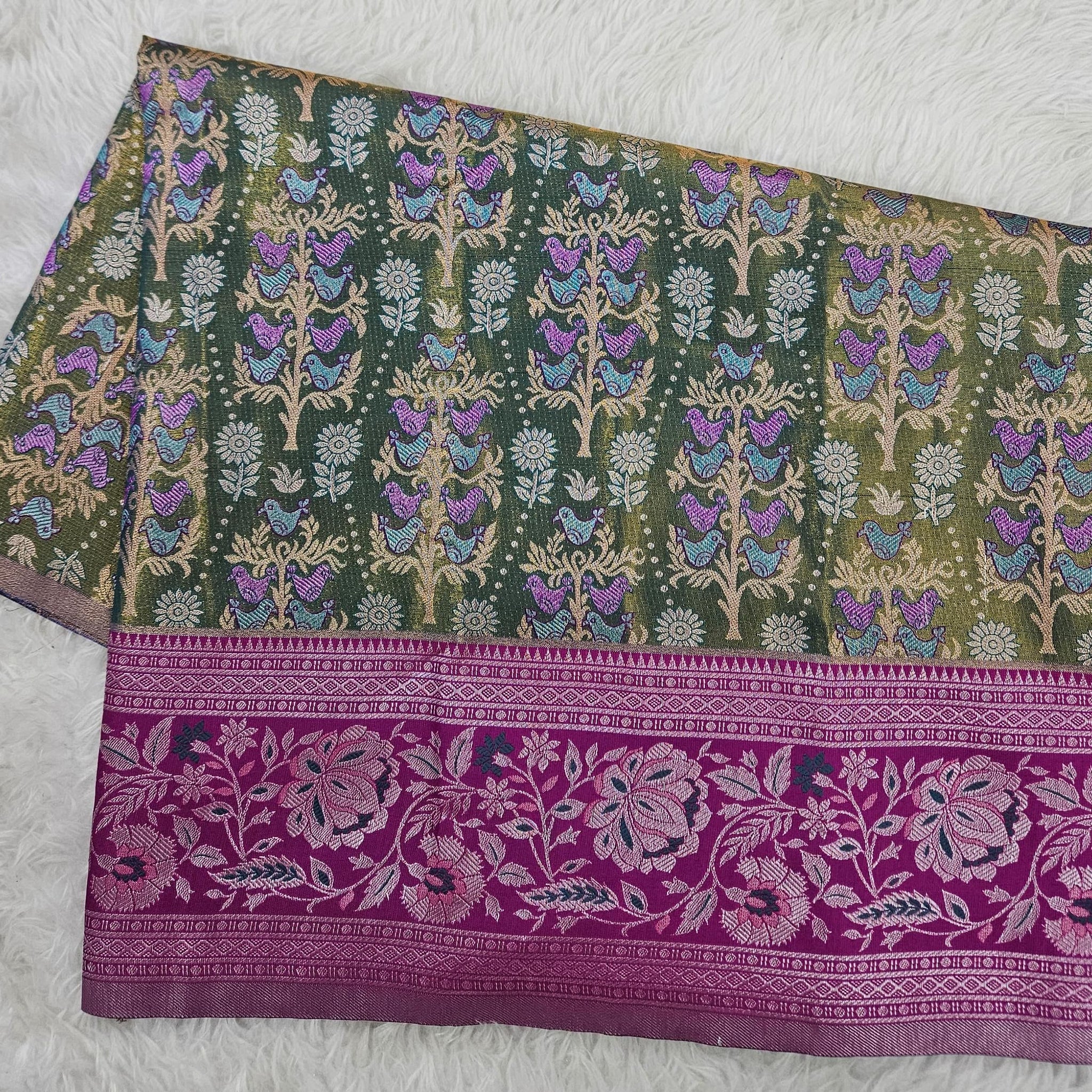(2–5  Year) Lehenga – Unstitched (Blouse + Material)