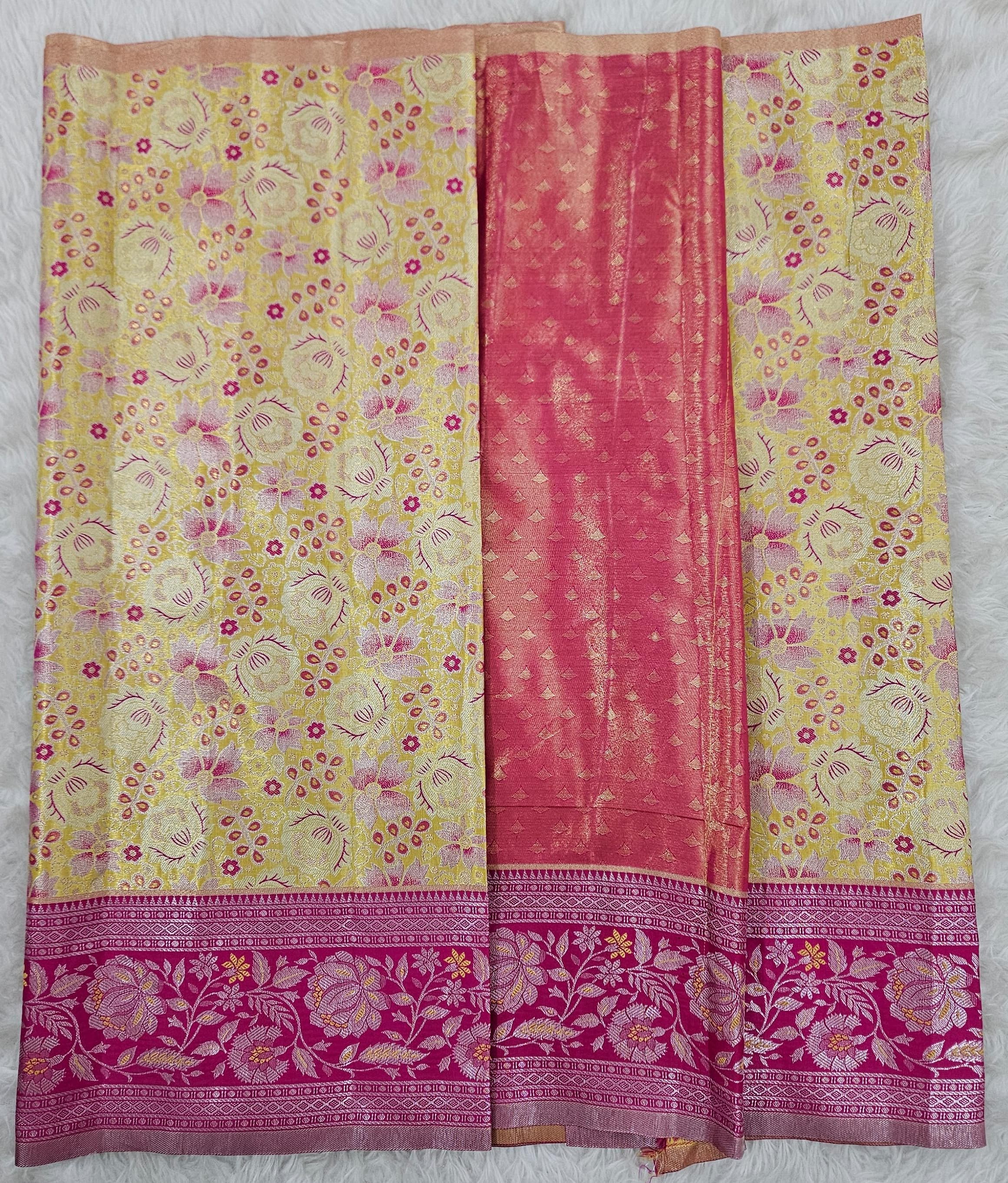 (2–5  Year) Lehenga – Unstitched (Blouse + Material)