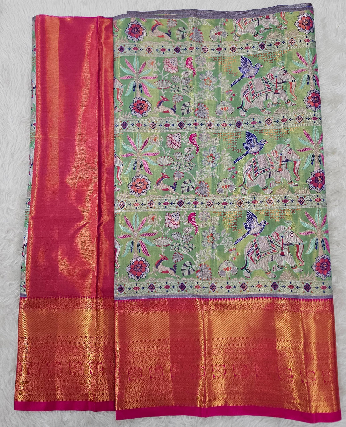 (2–5  Year) Lehenga – Unstitched (Blouse + Material)