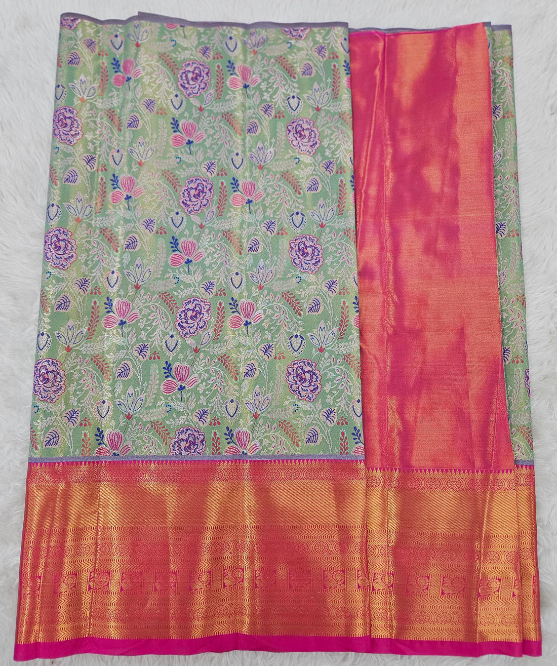 (2–5  Year) Lehenga – Unstitched (Blouse + Material)