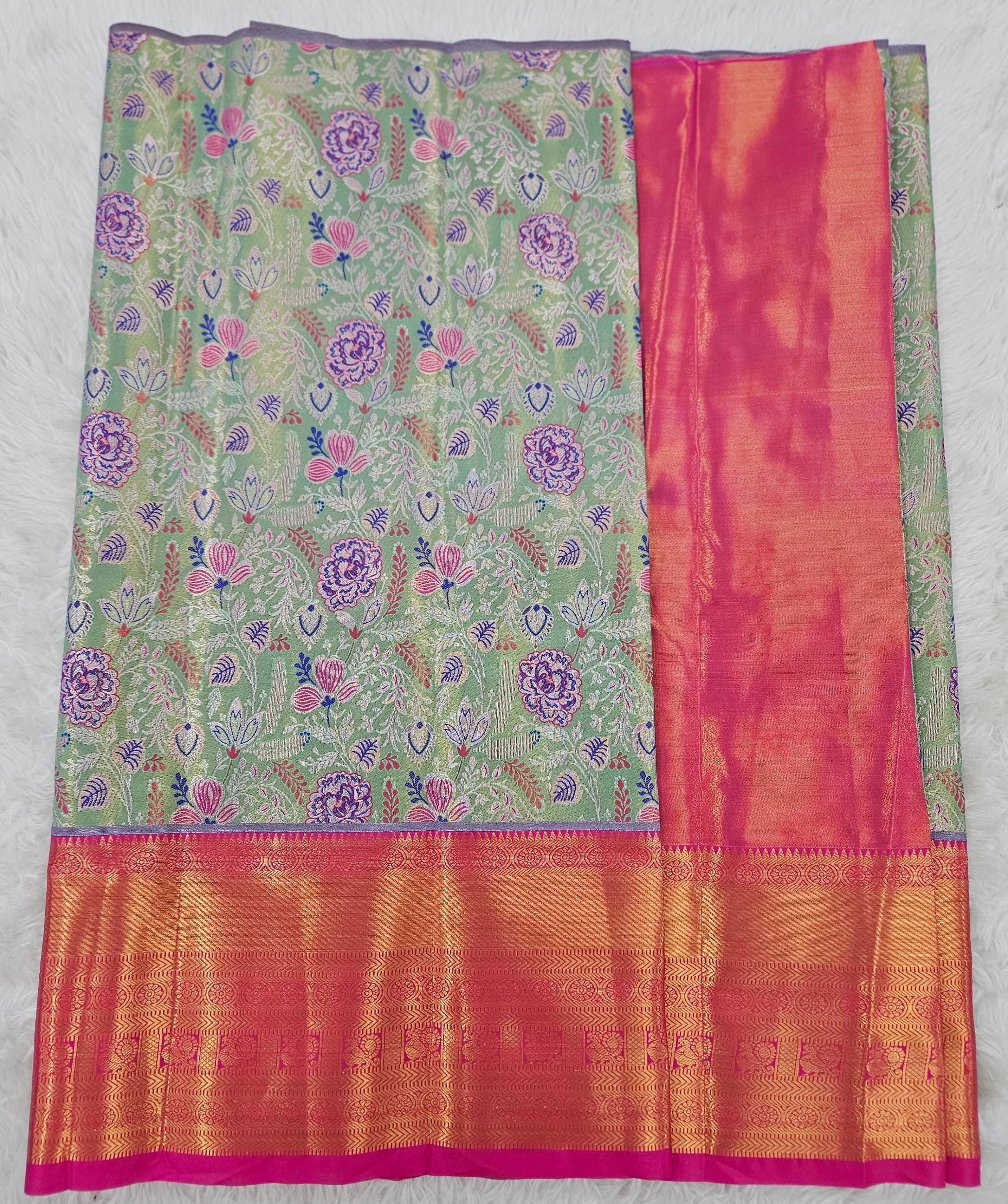 (2–5  Year) Lehenga – Unstitched (Blouse + Material)