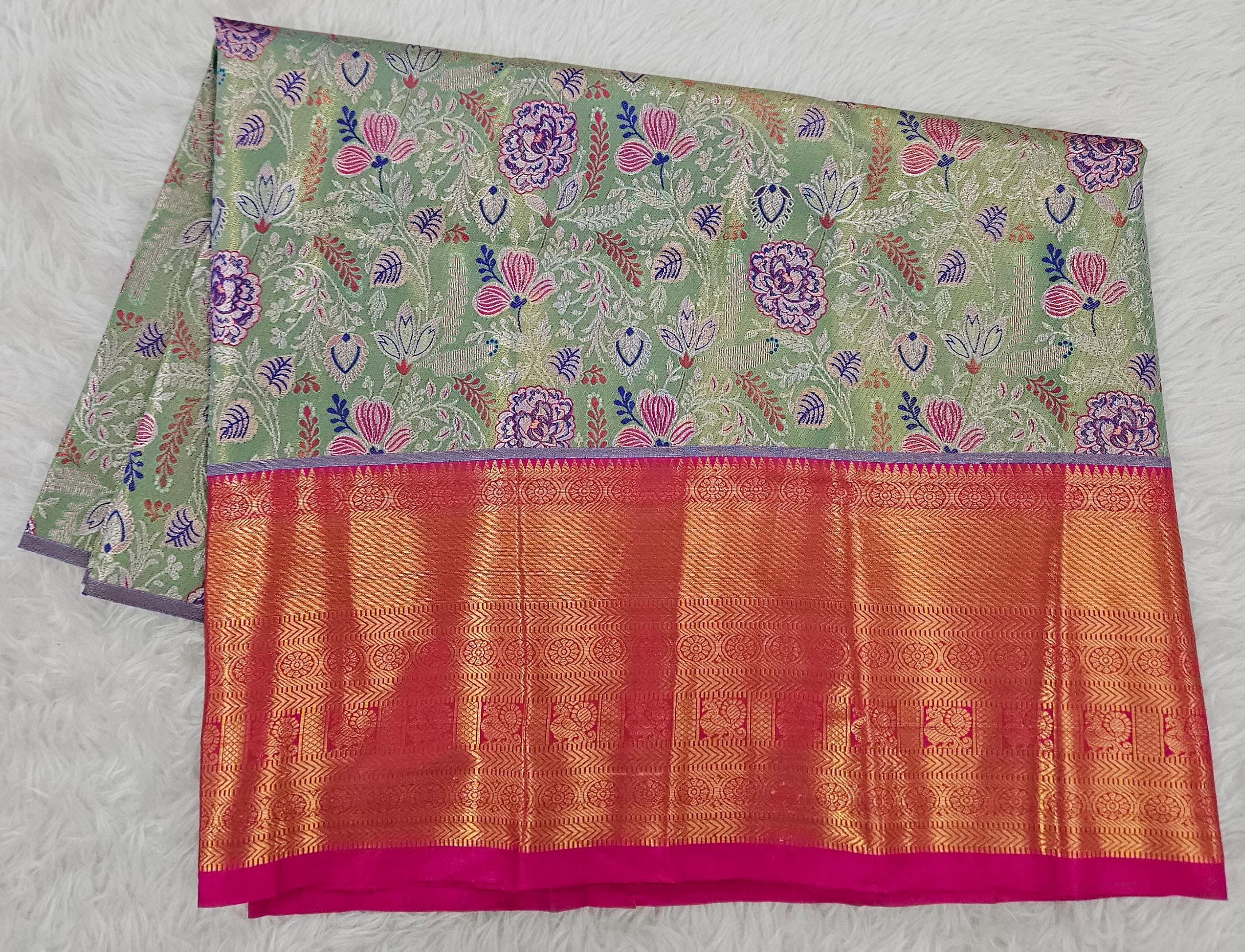 (2–5  Year) Lehenga – Unstitched (Blouse + Material)