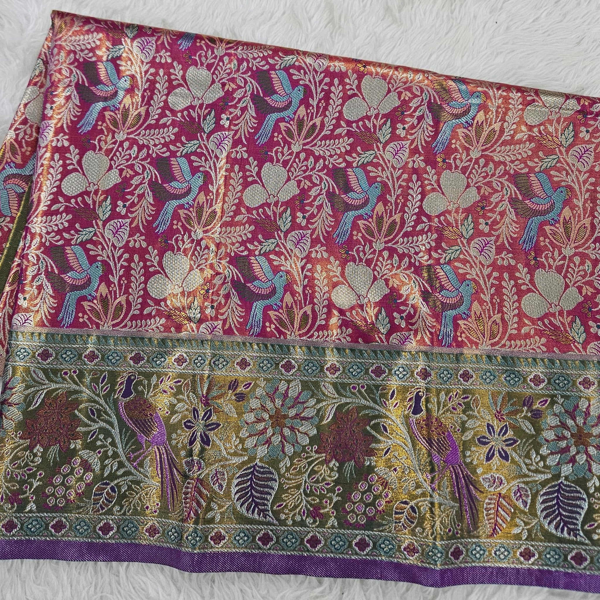 (2–5  Year) Lehenga – Unstitched (Blouse + Material)