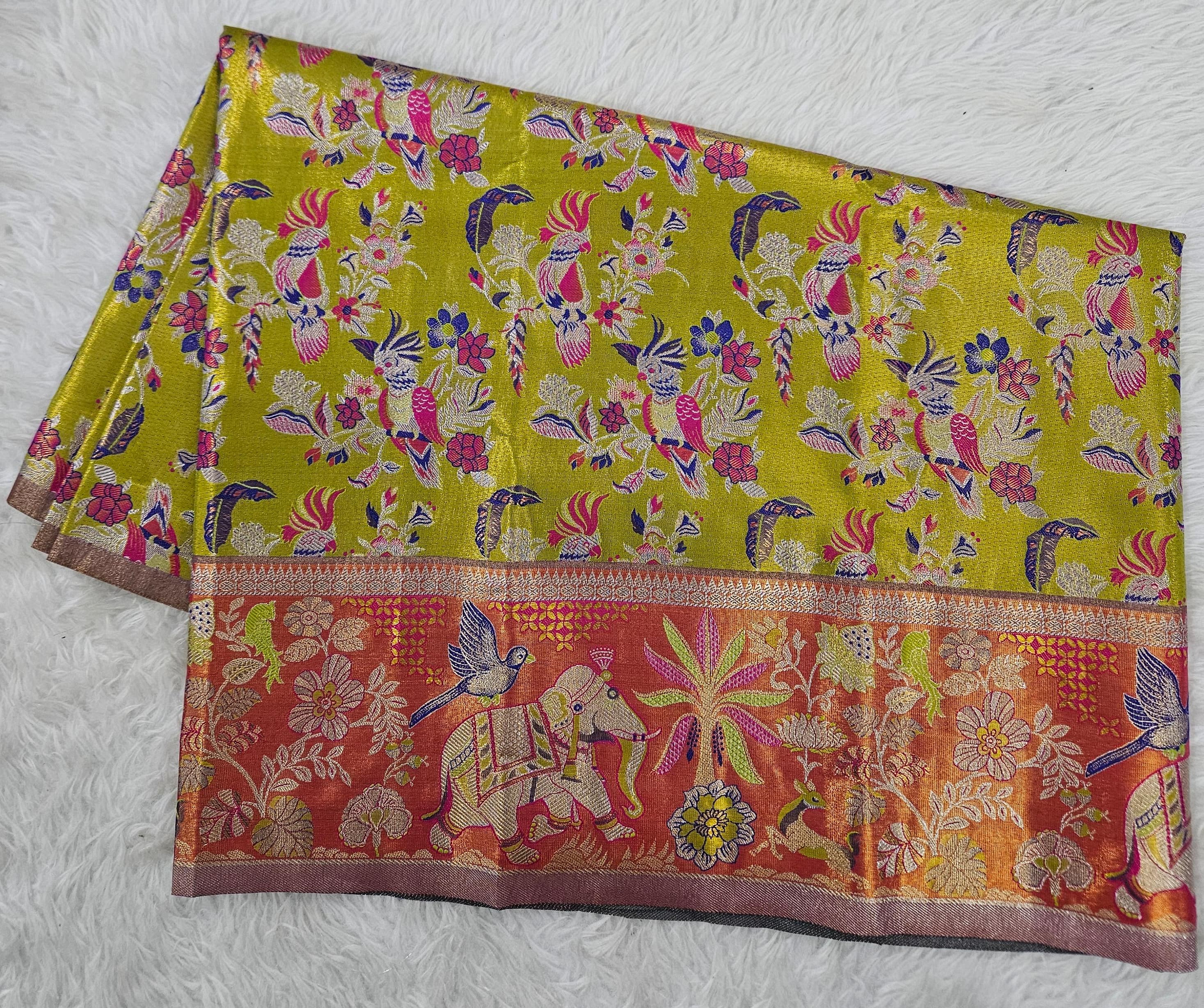 (2–5  Year) Lehenga – Unstitched (Blouse + Material)