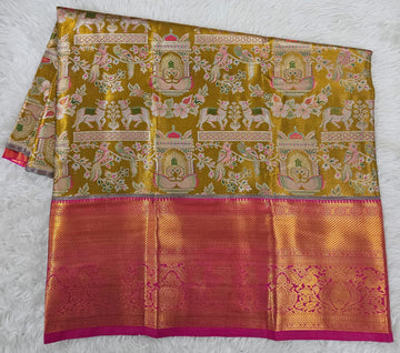 (2–5  Year) Lehenga – Unstitched (Blouse + Material)