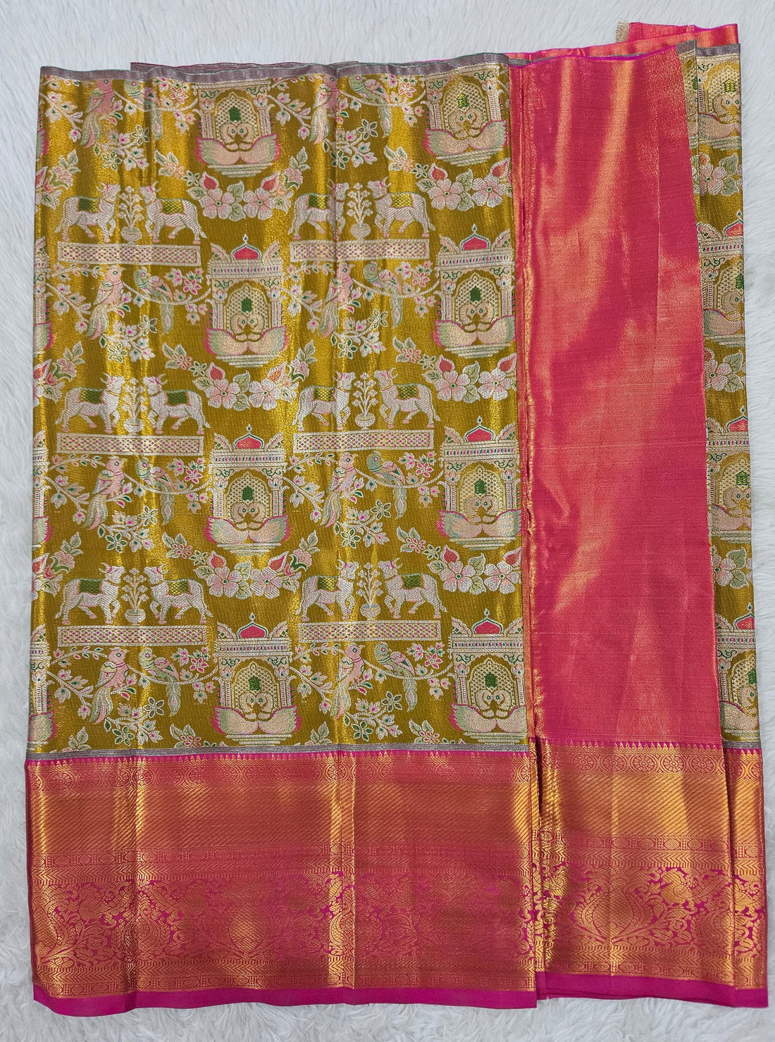 (2–5  Year) Lehenga – Unstitched (Blouse + Material)