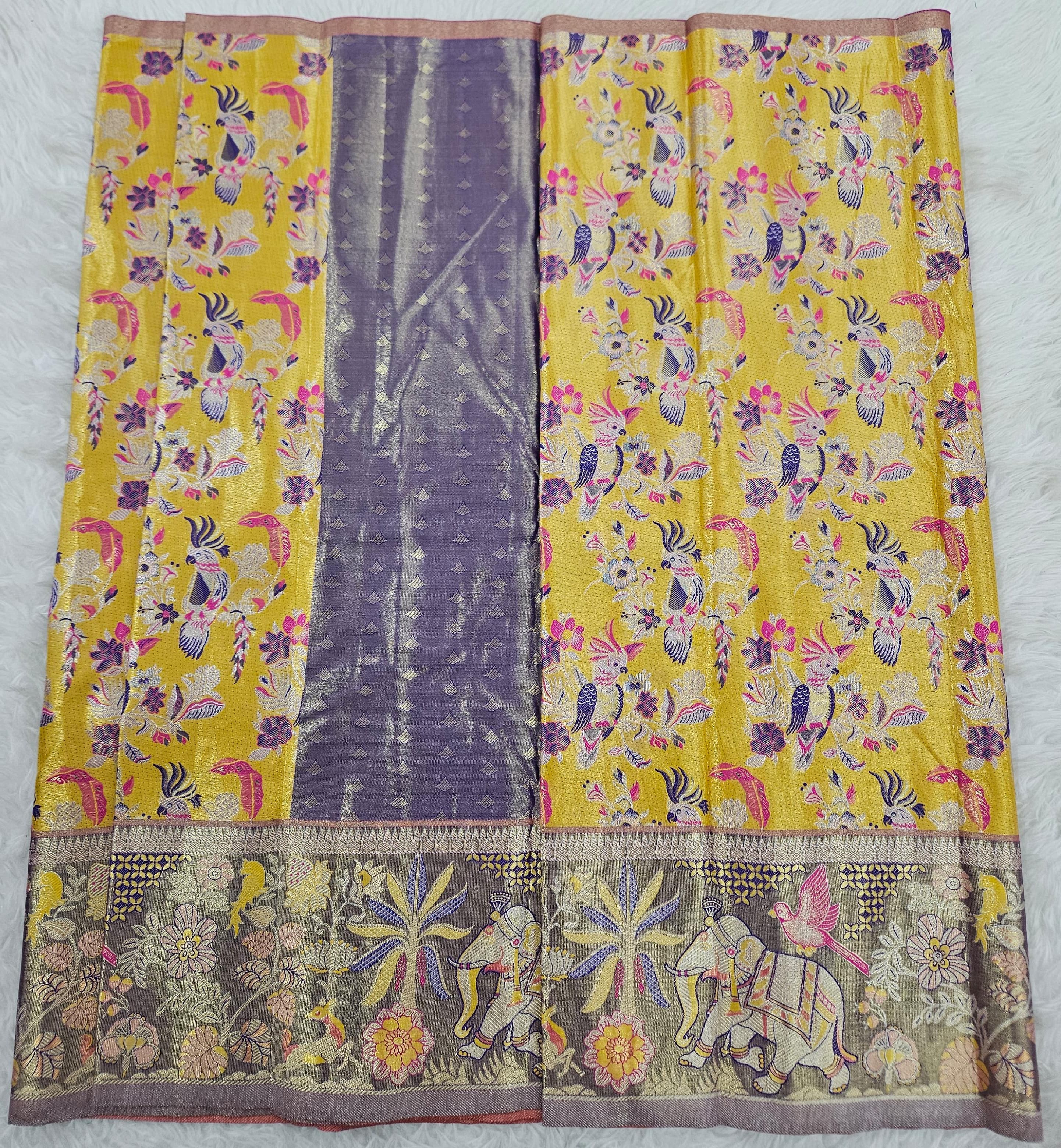 (2–5  Year) Lehenga – Unstitched (Blouse + Material)