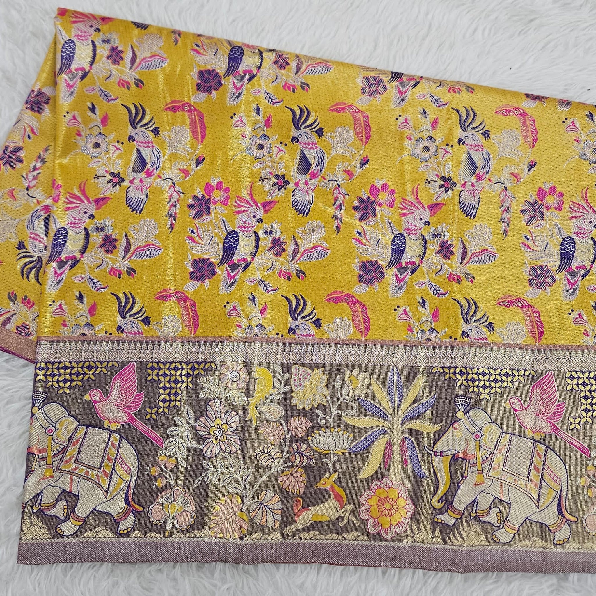 (2–5  Year) Lehenga – Unstitched (Blouse + Material)