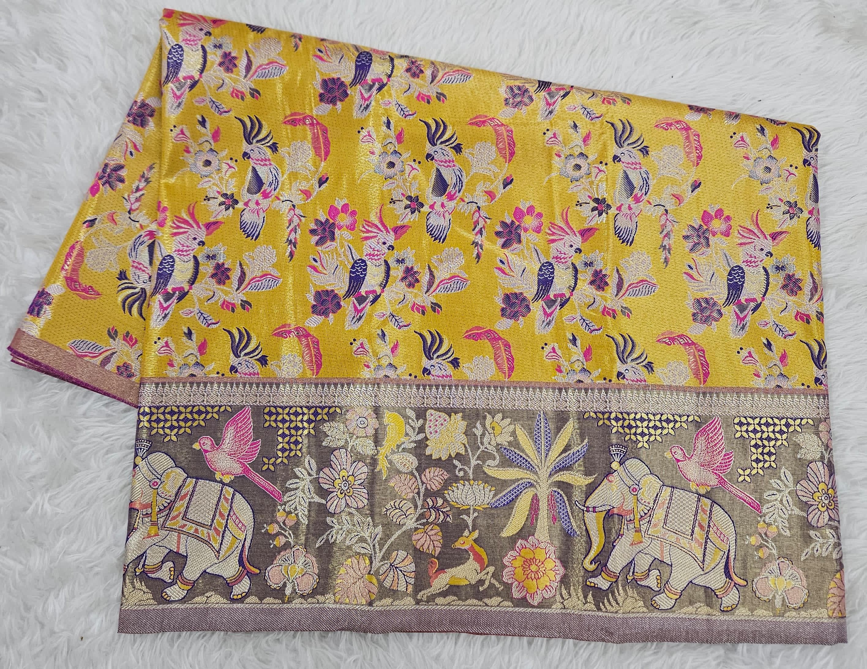 (2–5  Year) Lehenga – Unstitched (Blouse + Material)