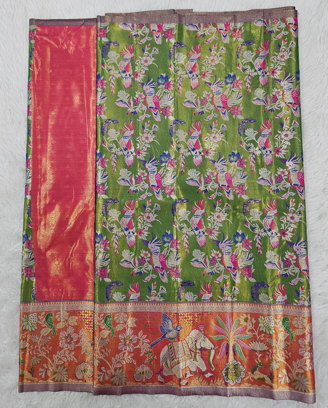 (2–5  Year) Lehenga – Unstitched (Blouse + Material)