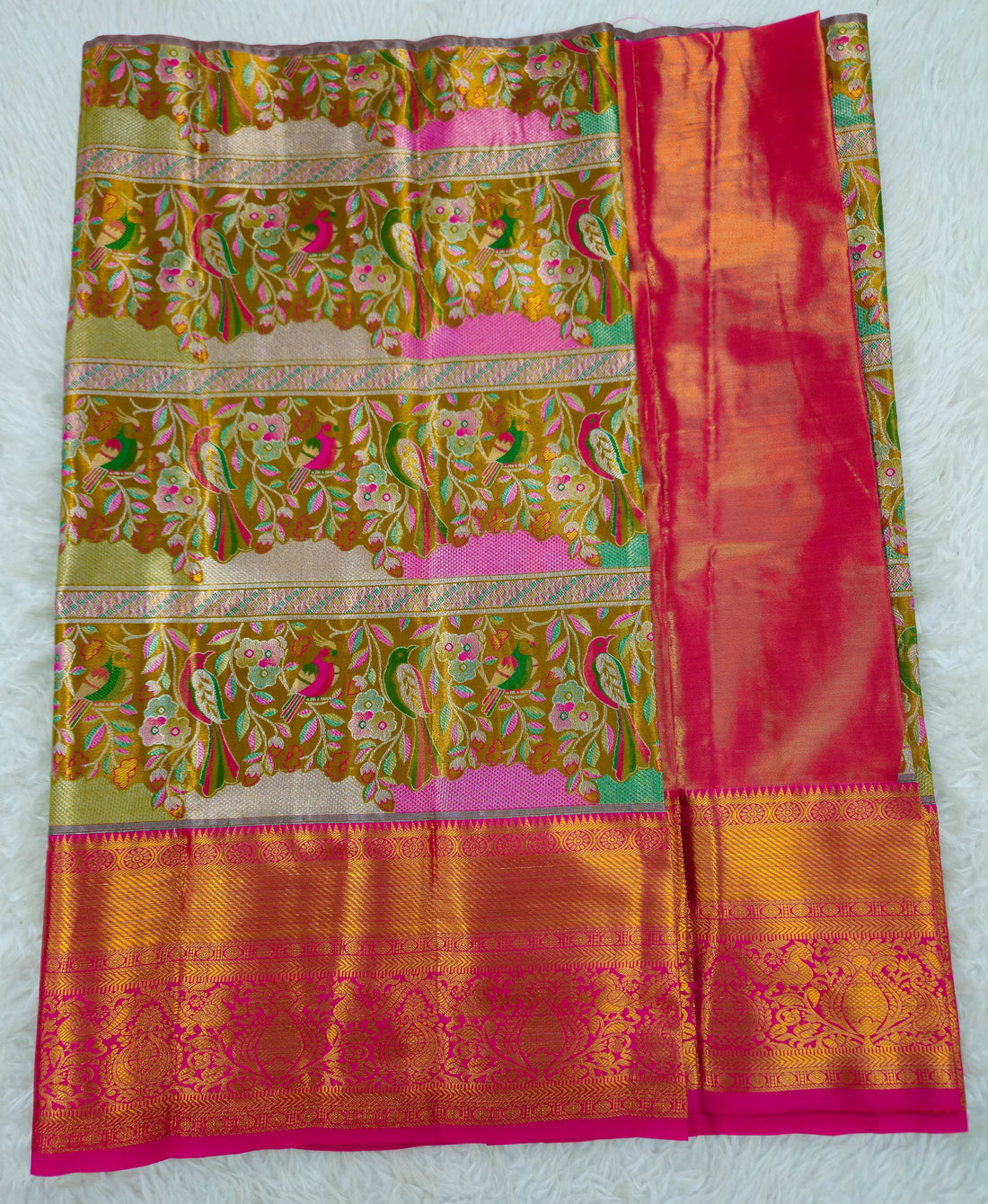 (2–5  Year) Lehenga – Unstitched (Blouse + Material)