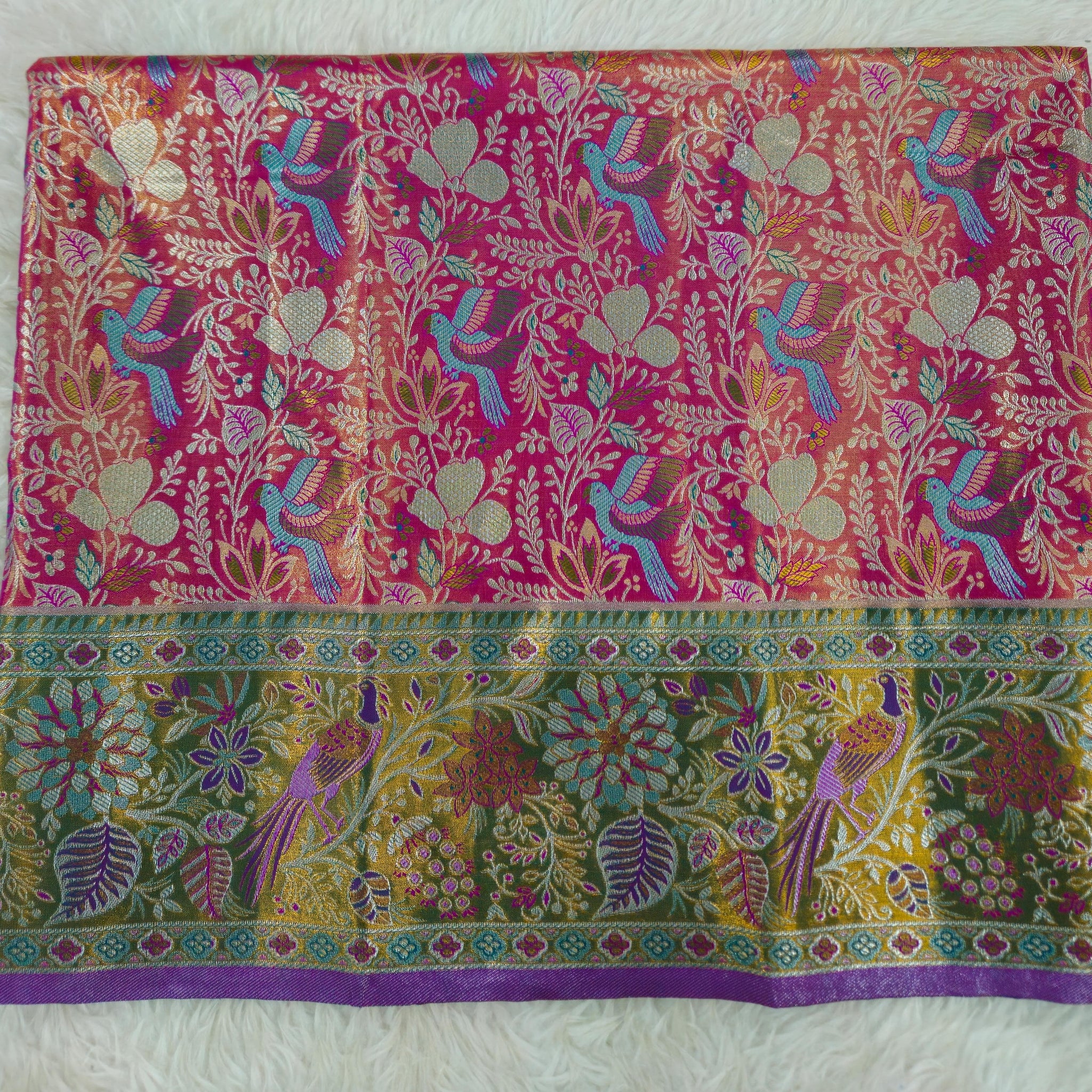 (2–5  Year) Lehenga – Unstitched (Blouse + Material)