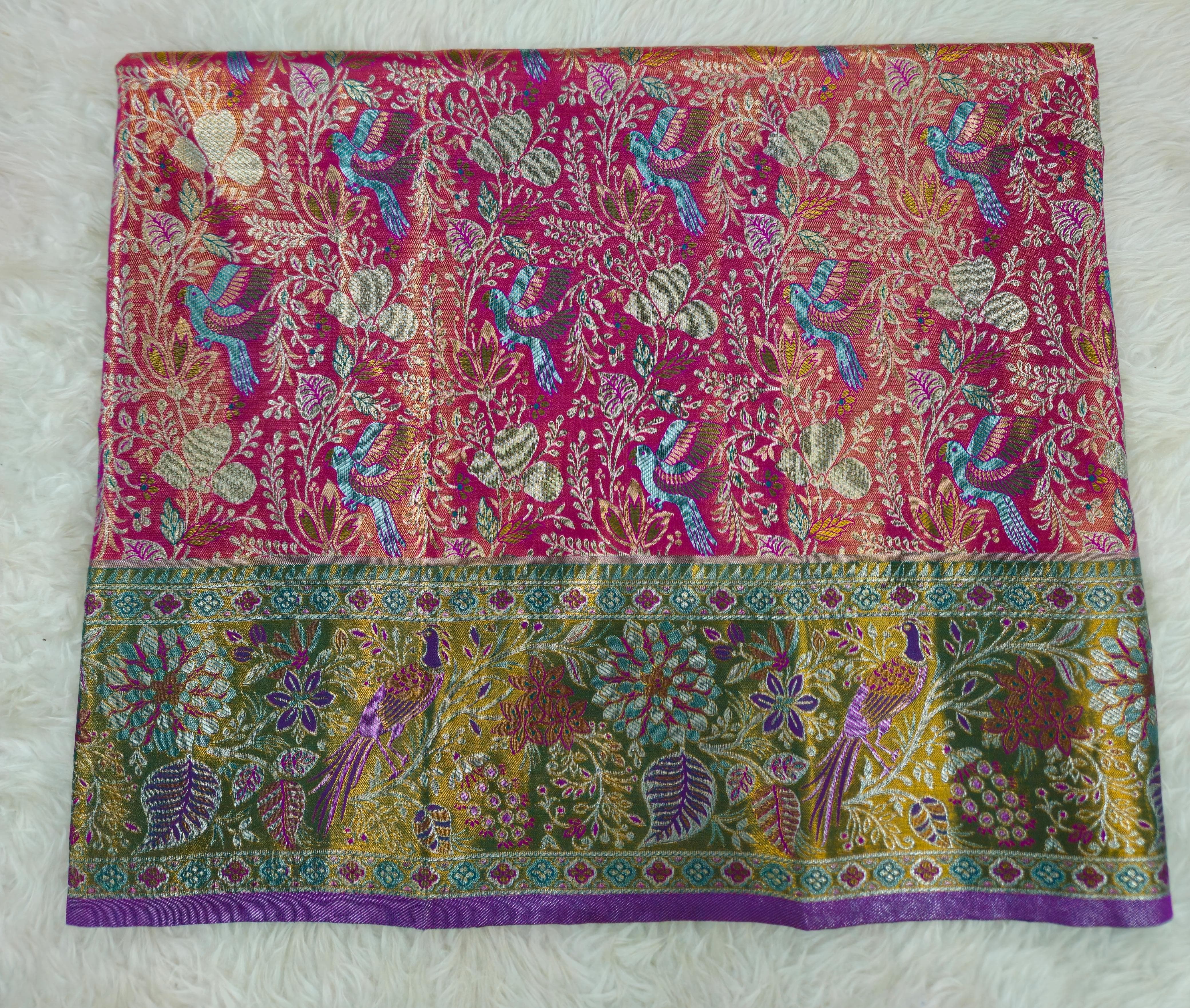 (2–5  Year) Lehenga – Unstitched (Blouse + Material)