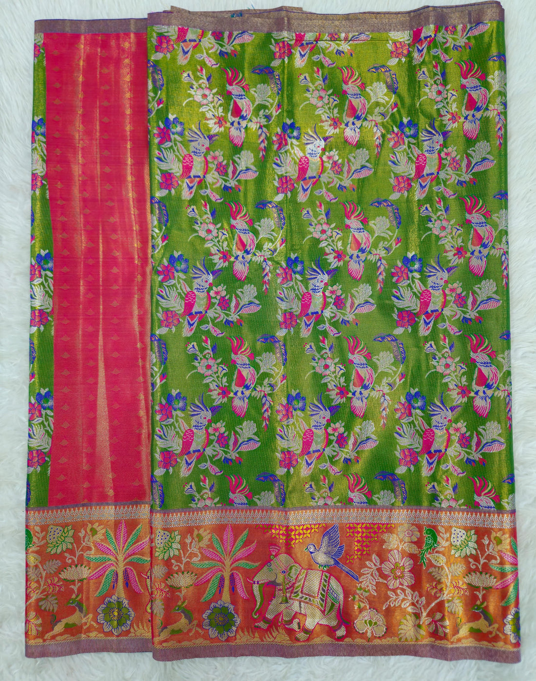 (2–5  Year) Lehenga – Unstitched (Blouse + Material)