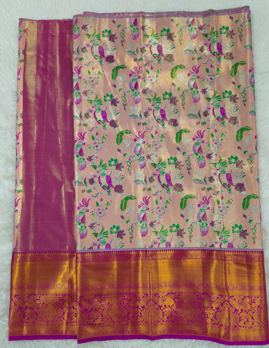 (2–5  Year) Lehenga – Unstitched (Blouse + Material)