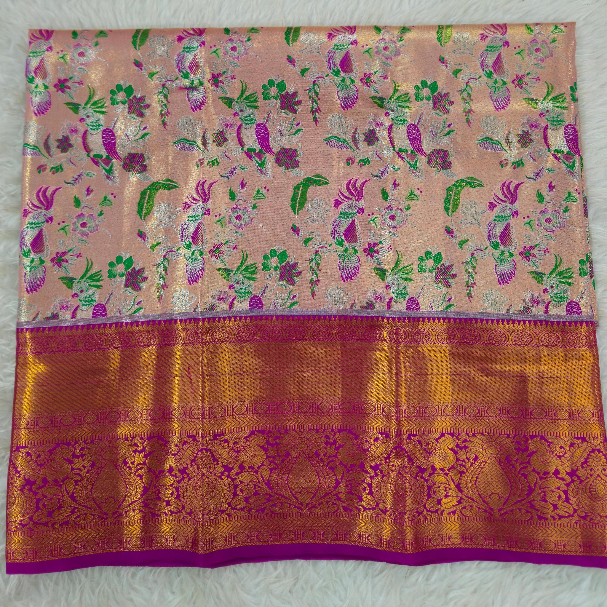 (2–5  Year) Lehenga – Unstitched (Blouse + Material)