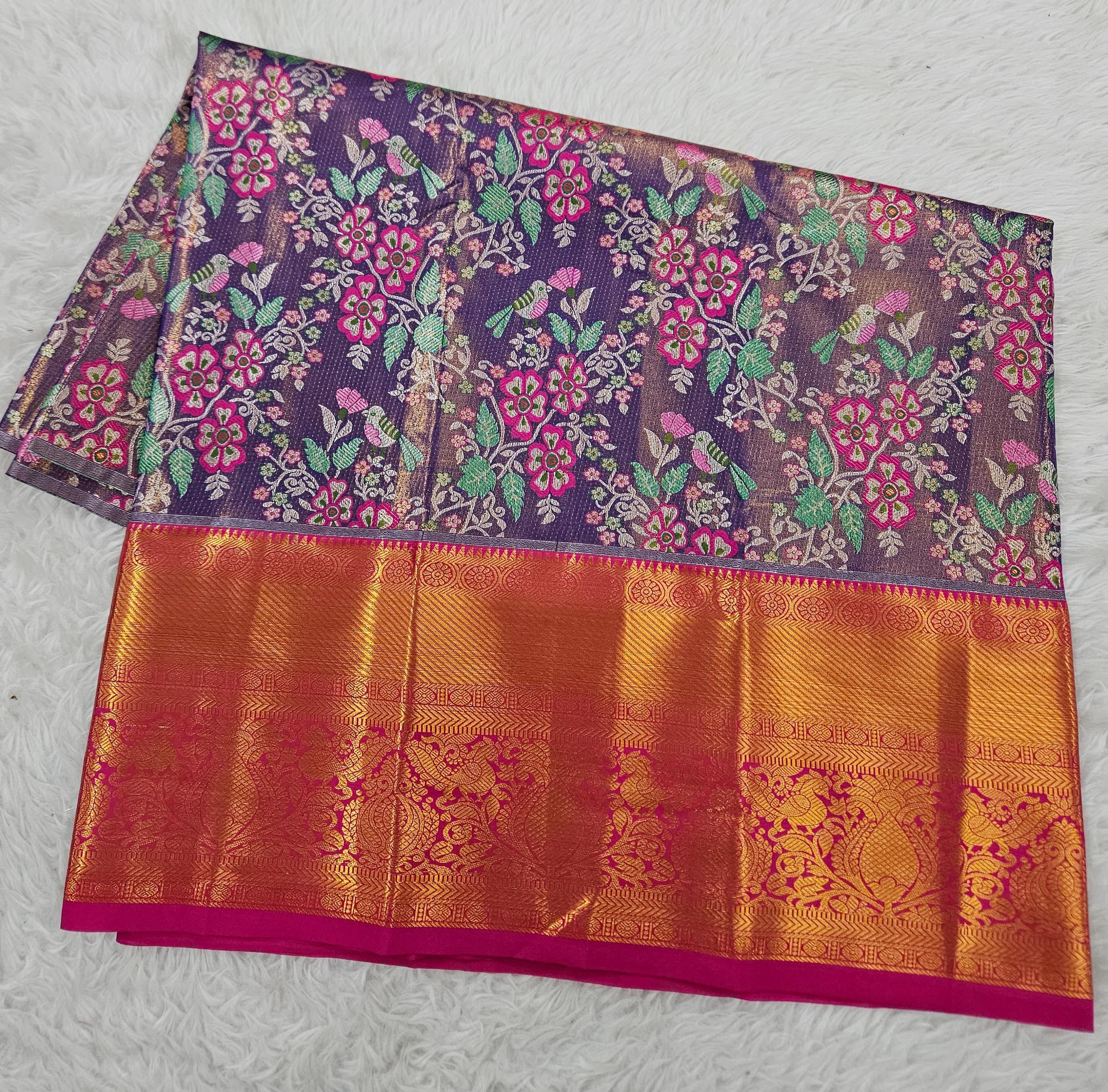 (2–5  Year) Lehenga – Unstitched (Blouse + Material)