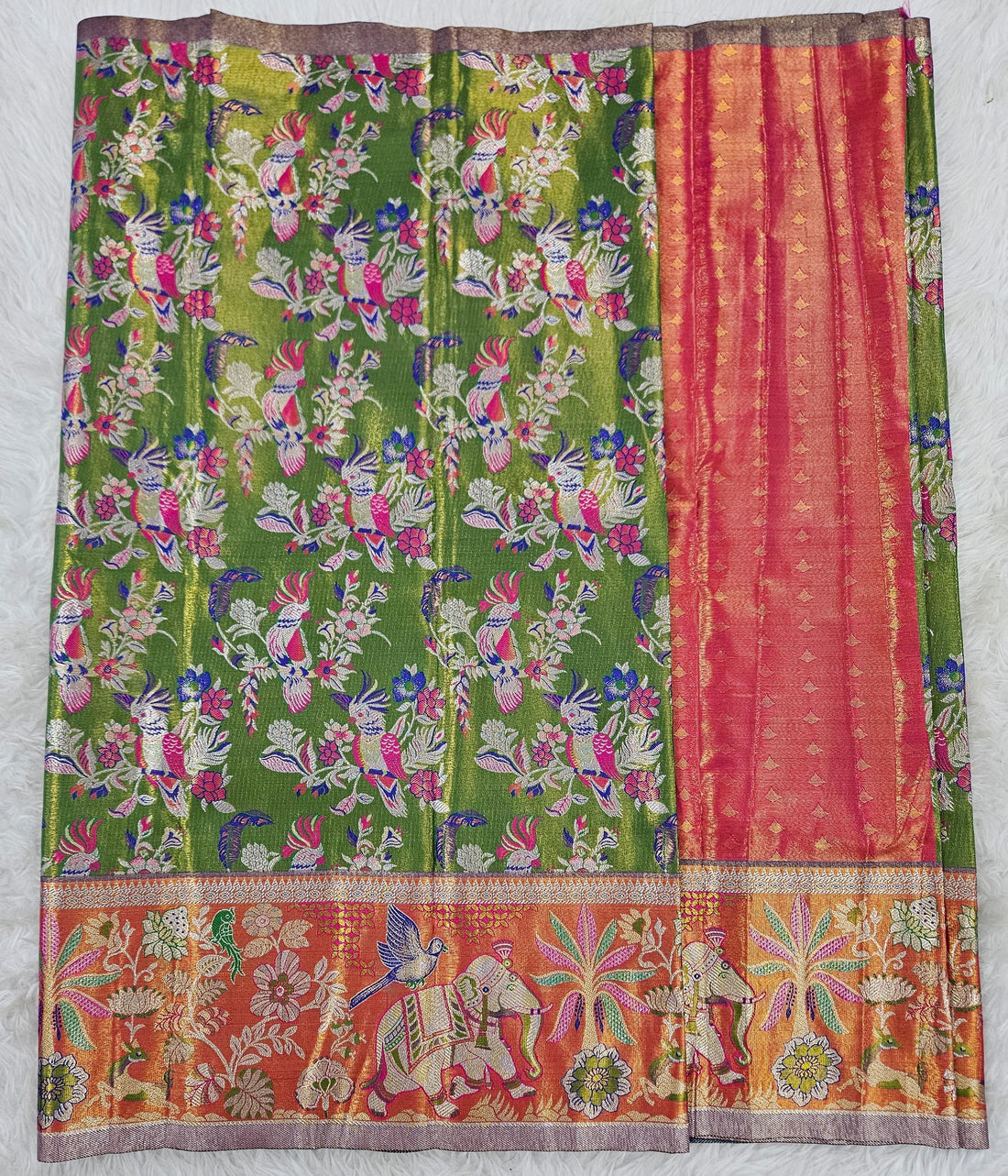 (2–5  Year) Lehenga – Unstitched (Blouse + Material)