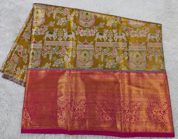 (2–5  Year) Lehenga – Unstitched (Blouse + Material)