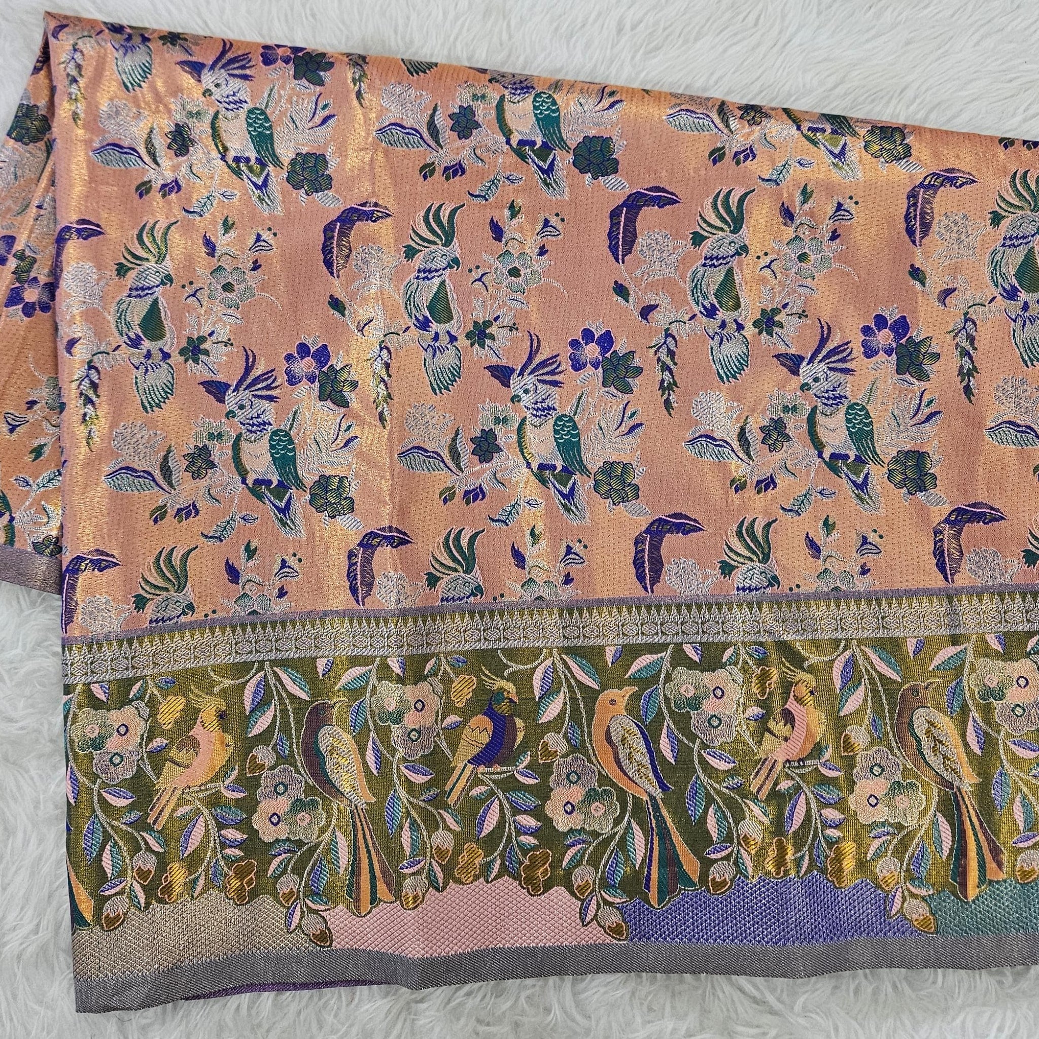 (2–5  Year) Lehenga – Unstitched (Blouse + Material)