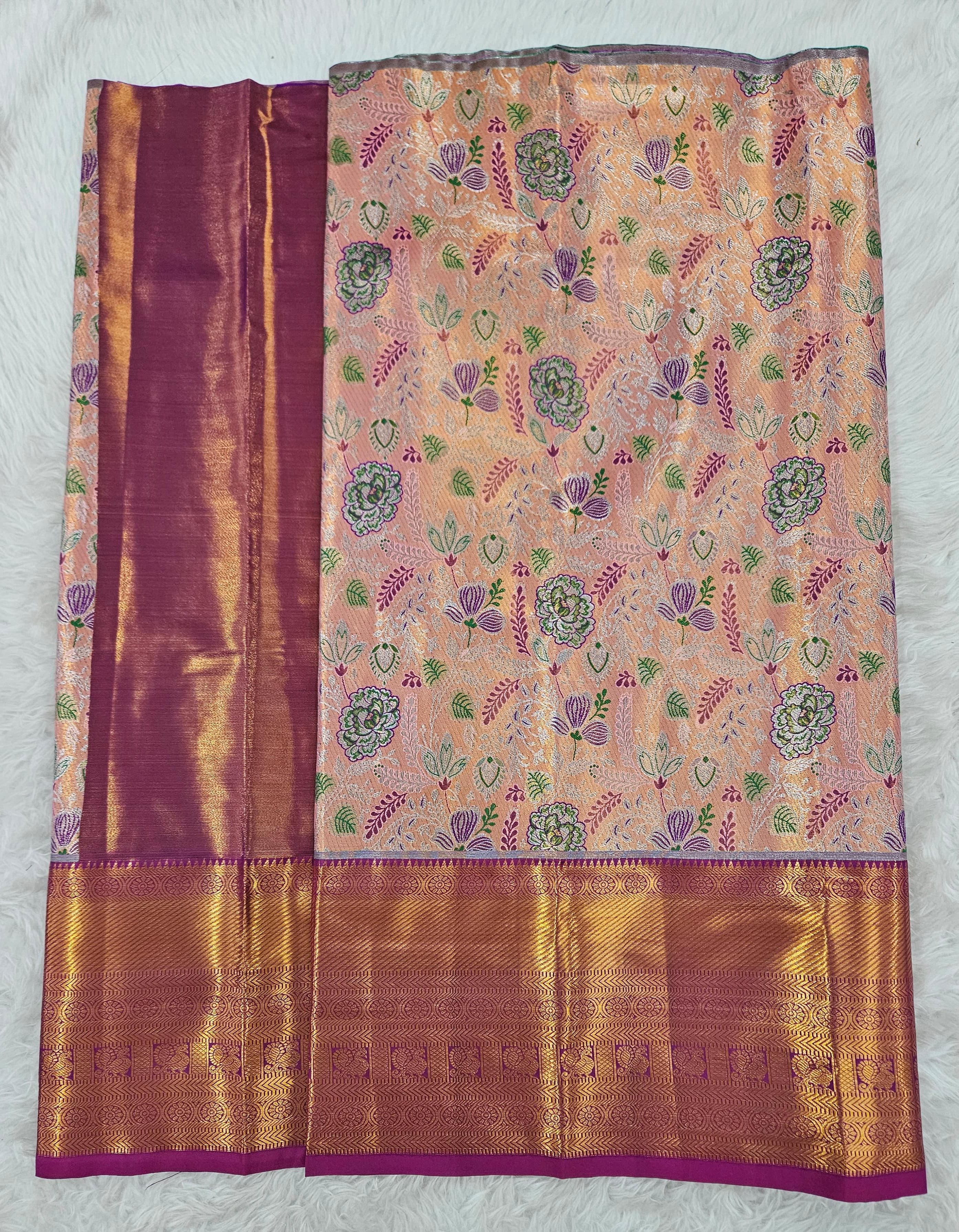 (2–5  Year) Lehenga – Unstitched (Blouse + Material)