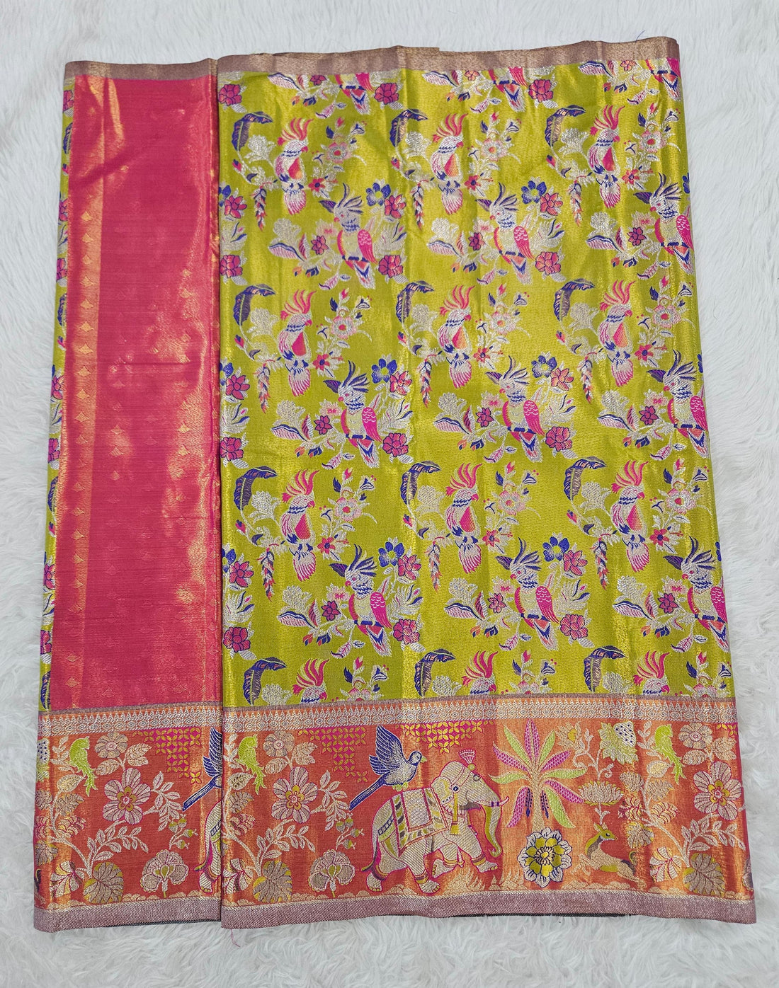 (2–5  Year) Lehenga – Unstitched (Blouse + Material)