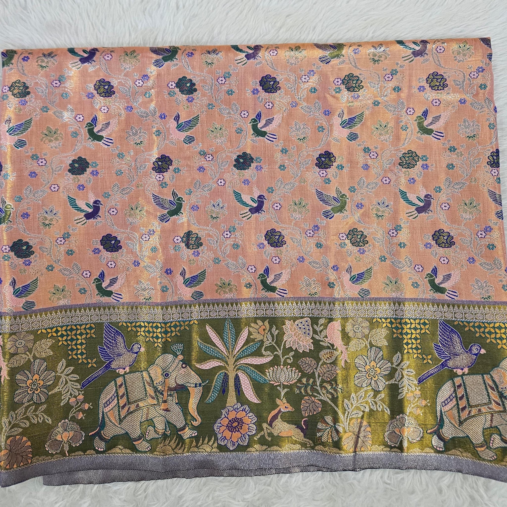 (2–5  Year) Lehenga – Unstitched (Blouse + Material)