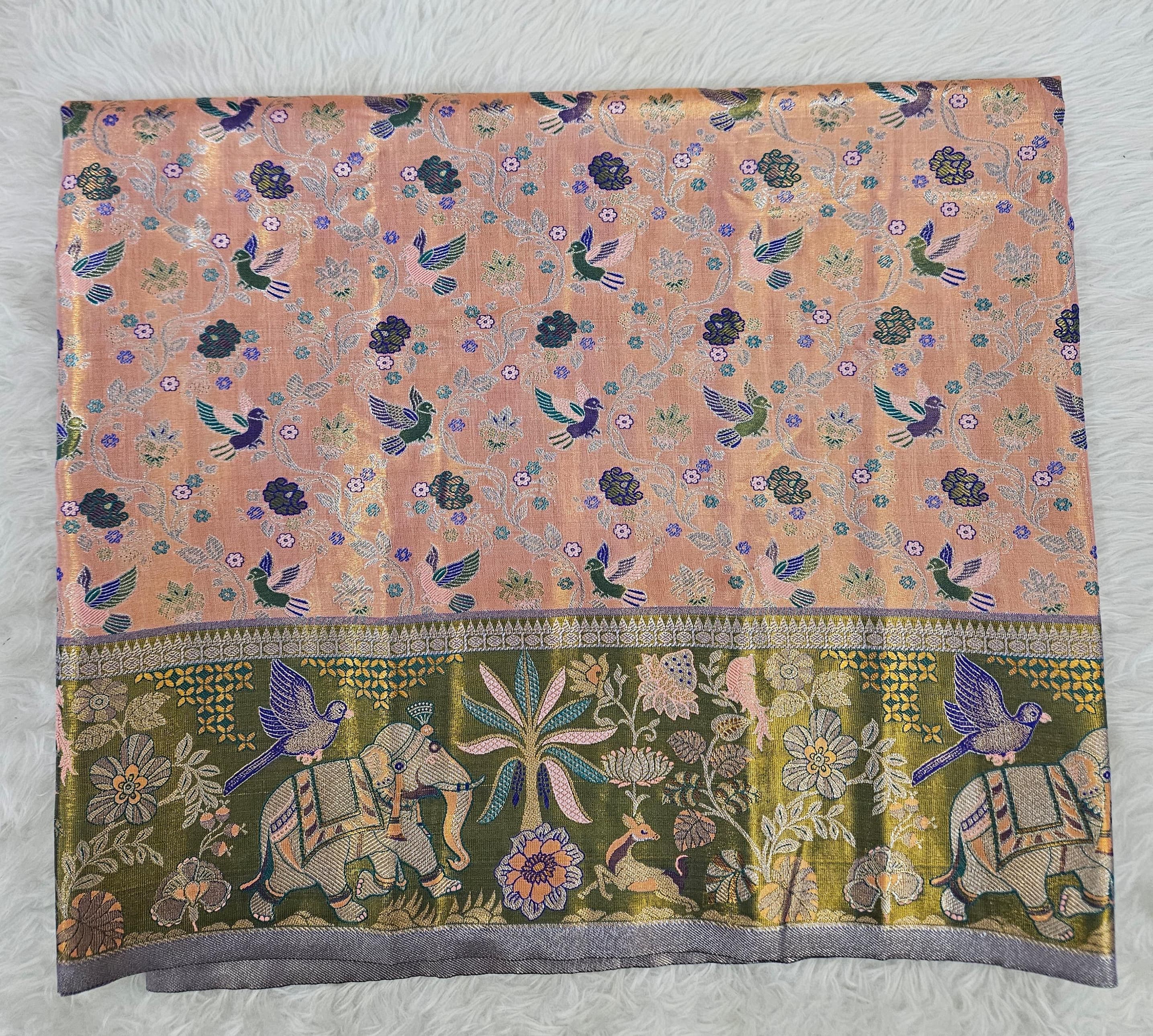 (2–5  Year) Lehenga – Unstitched (Blouse + Material)