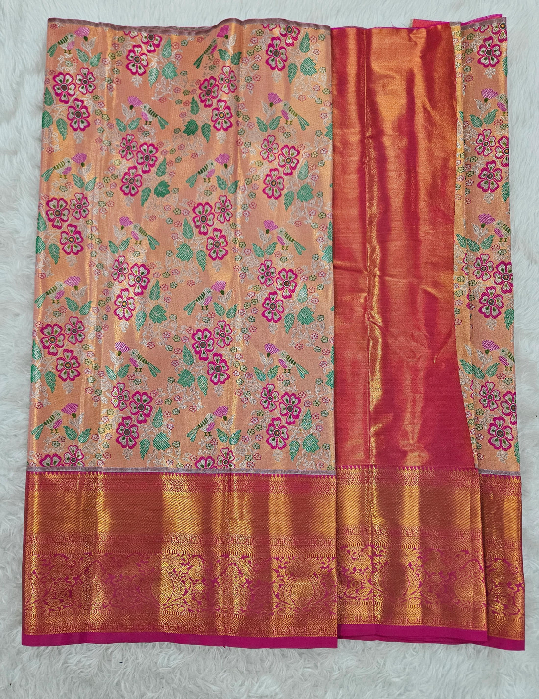 (2–5  Year) Lehenga – Unstitched (Blouse + Material)