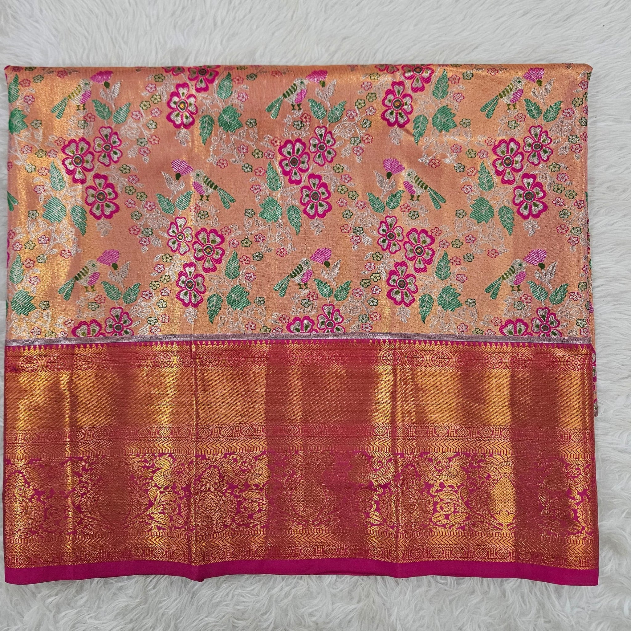 (2–5  Year) Lehenga – Unstitched (Blouse + Material)