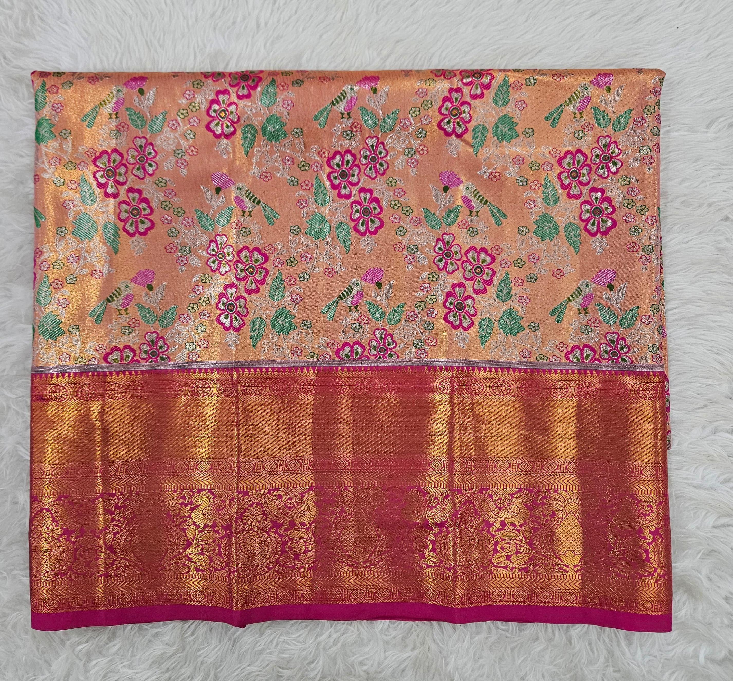 (2–5  Year) Lehenga – Unstitched (Blouse + Material)