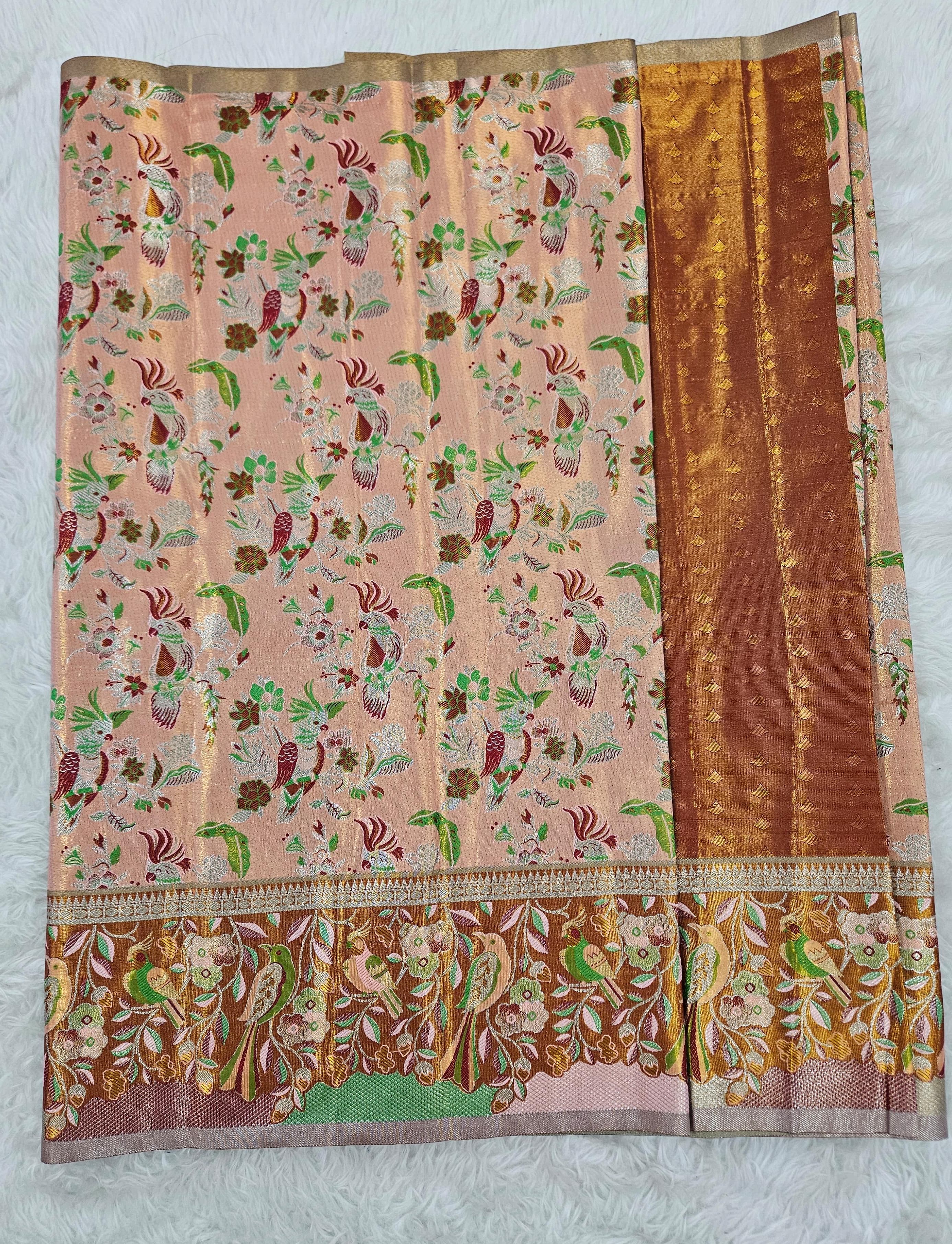 (2–5  Year) Lehenga – Unstitched (Blouse + Material)