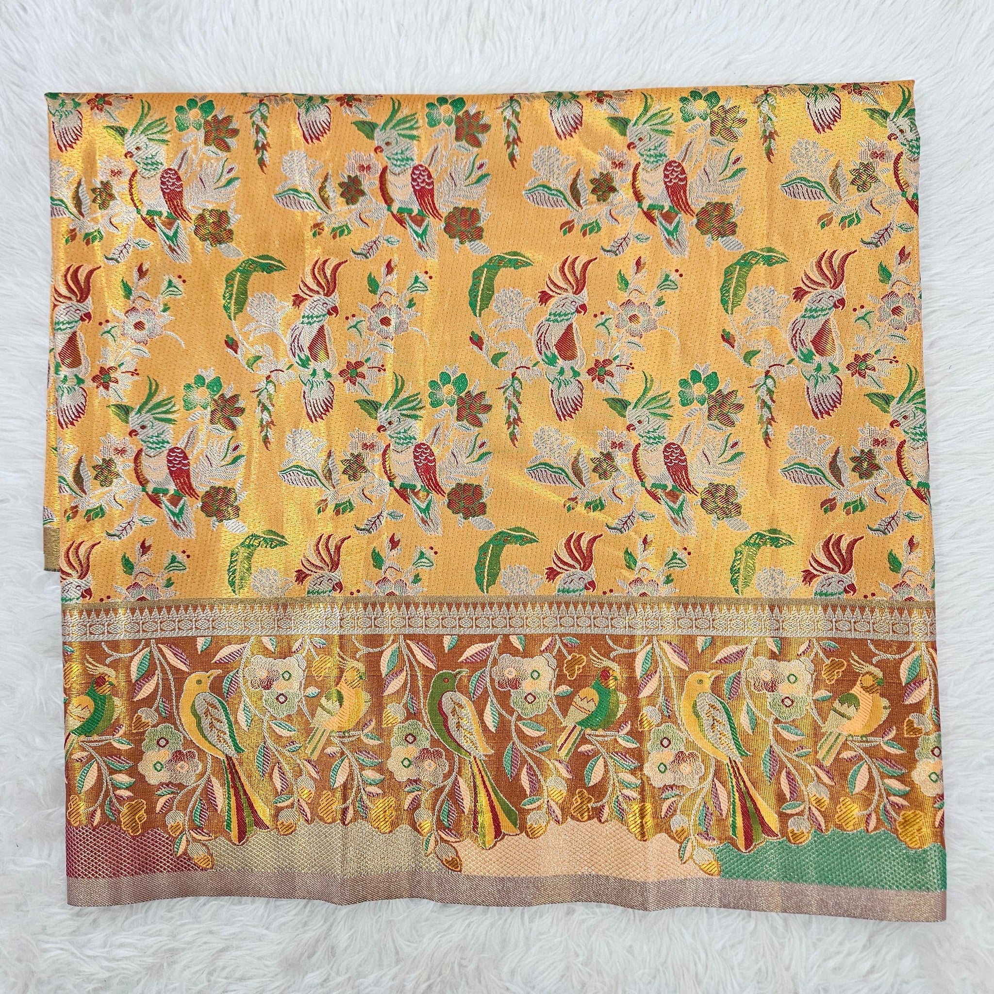 (2–5  Year) Lehenga – Unstitched (Blouse + Material)