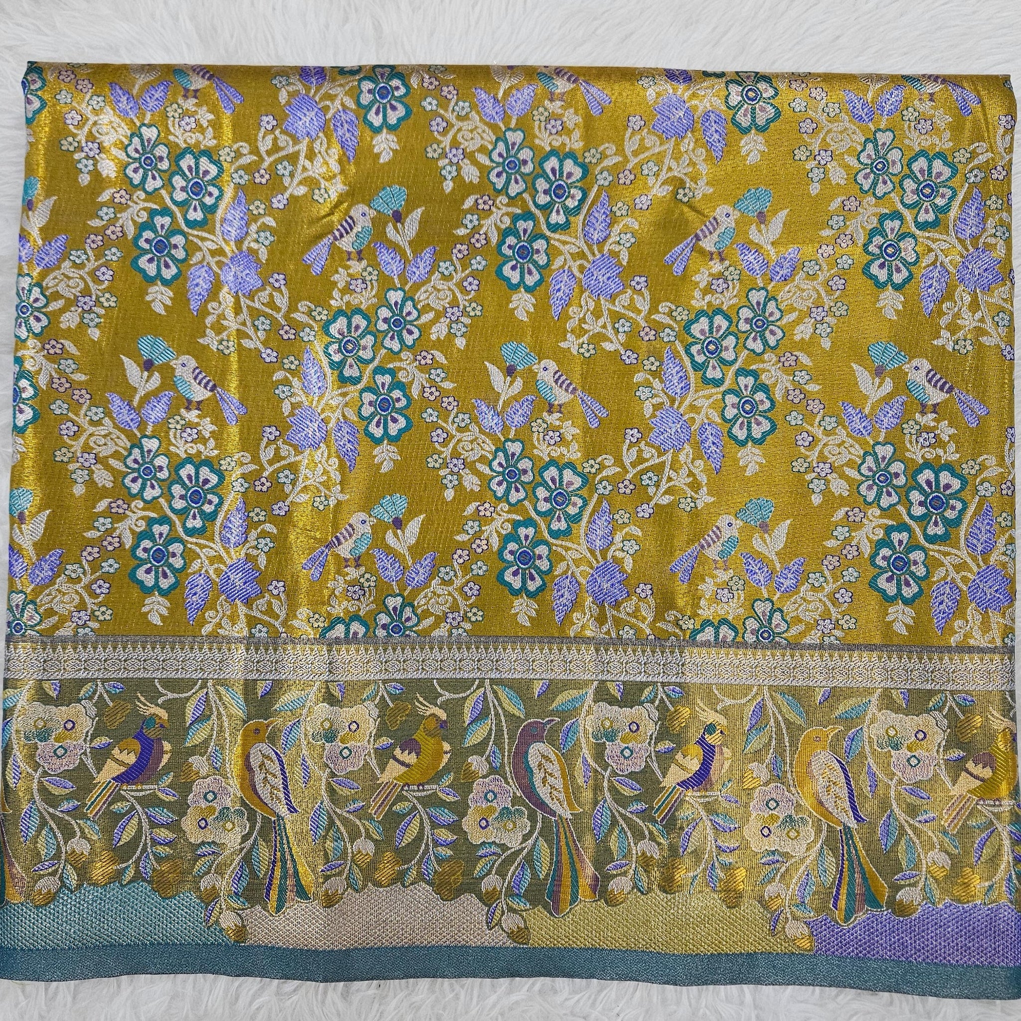 (2–5  Year) Lehenga – Unstitched (Blouse + Material)