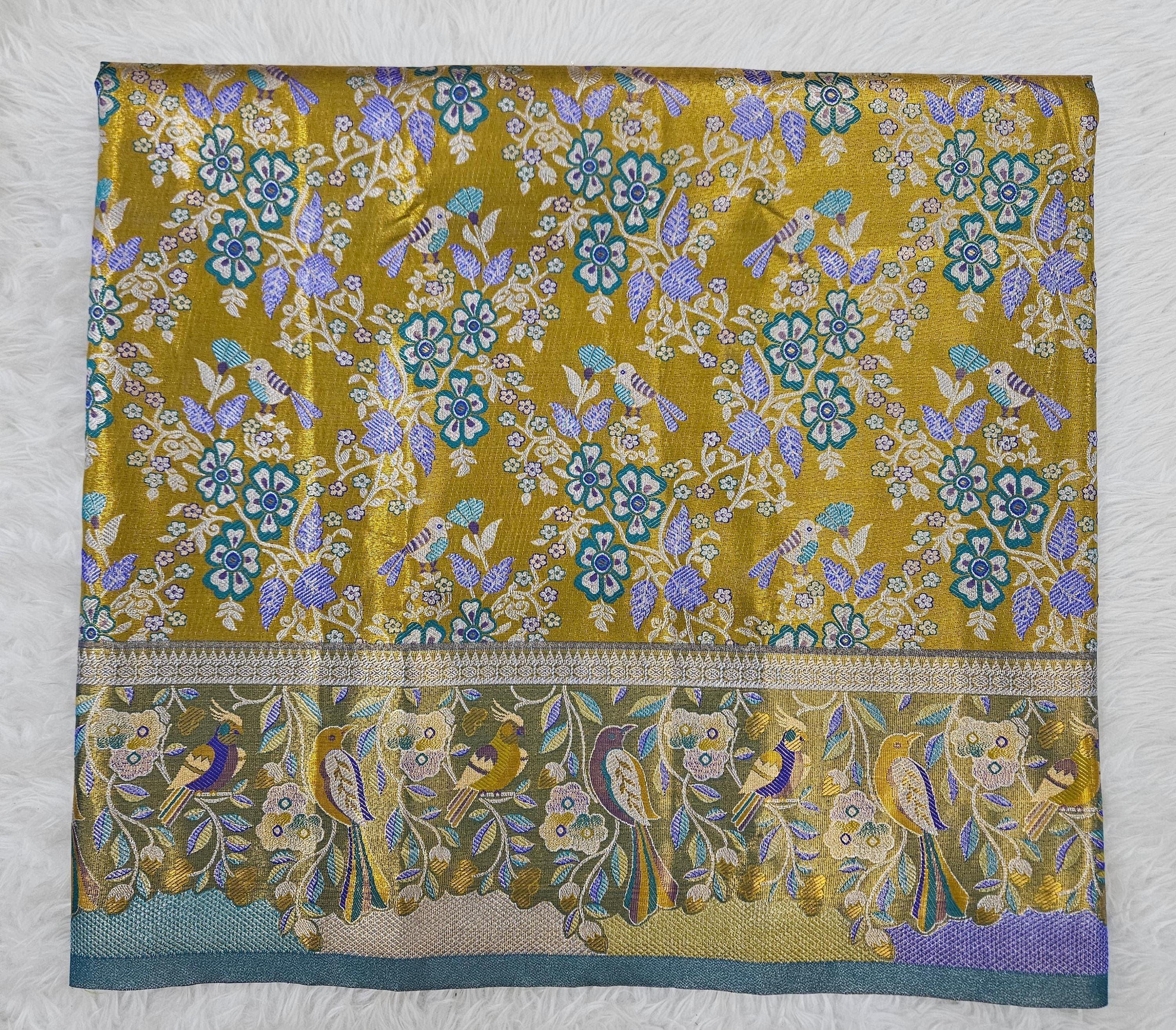 (2–5  Year) Lehenga – Unstitched (Blouse + Material)