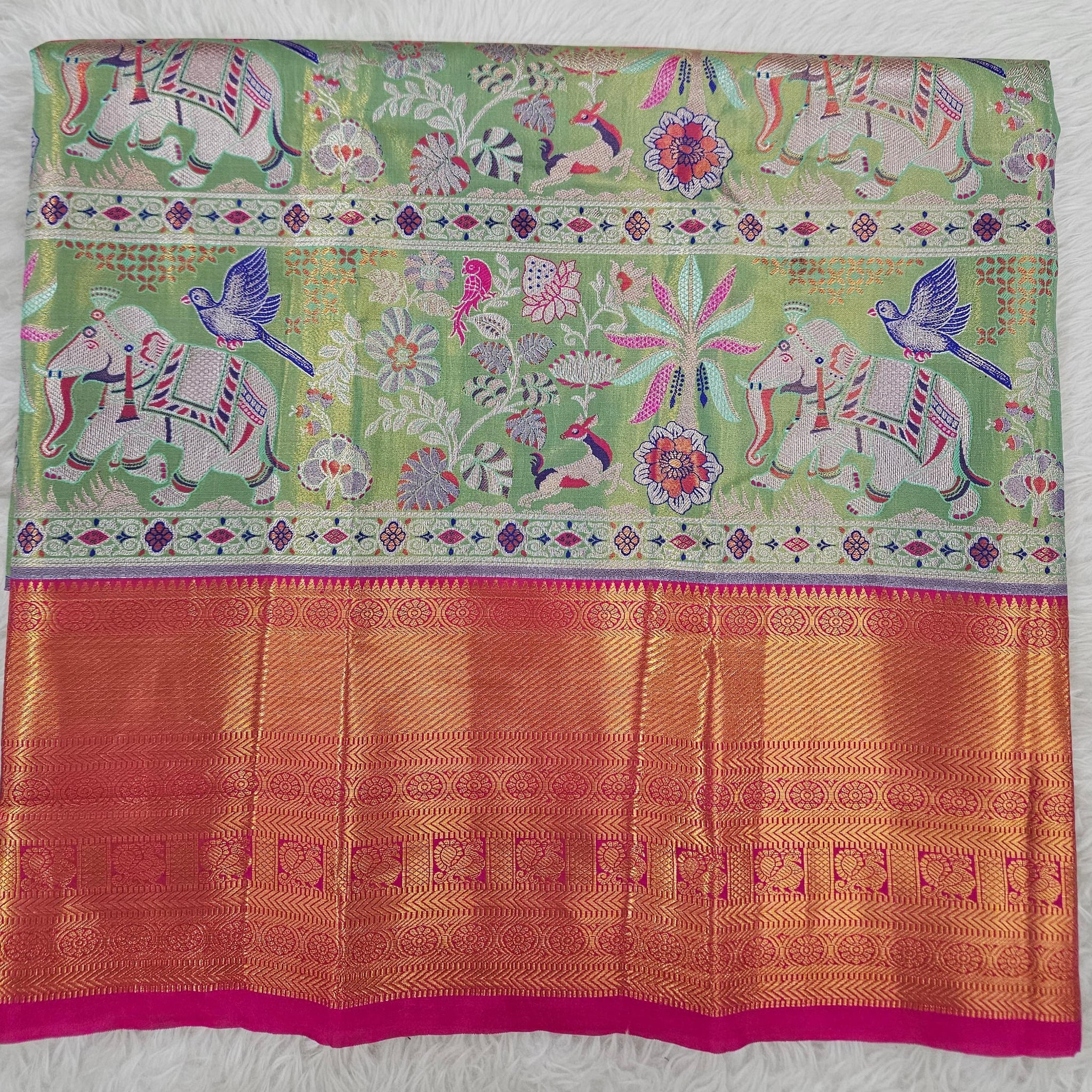 (2–5  Year) Lehenga – Unstitched (Blouse + Material)