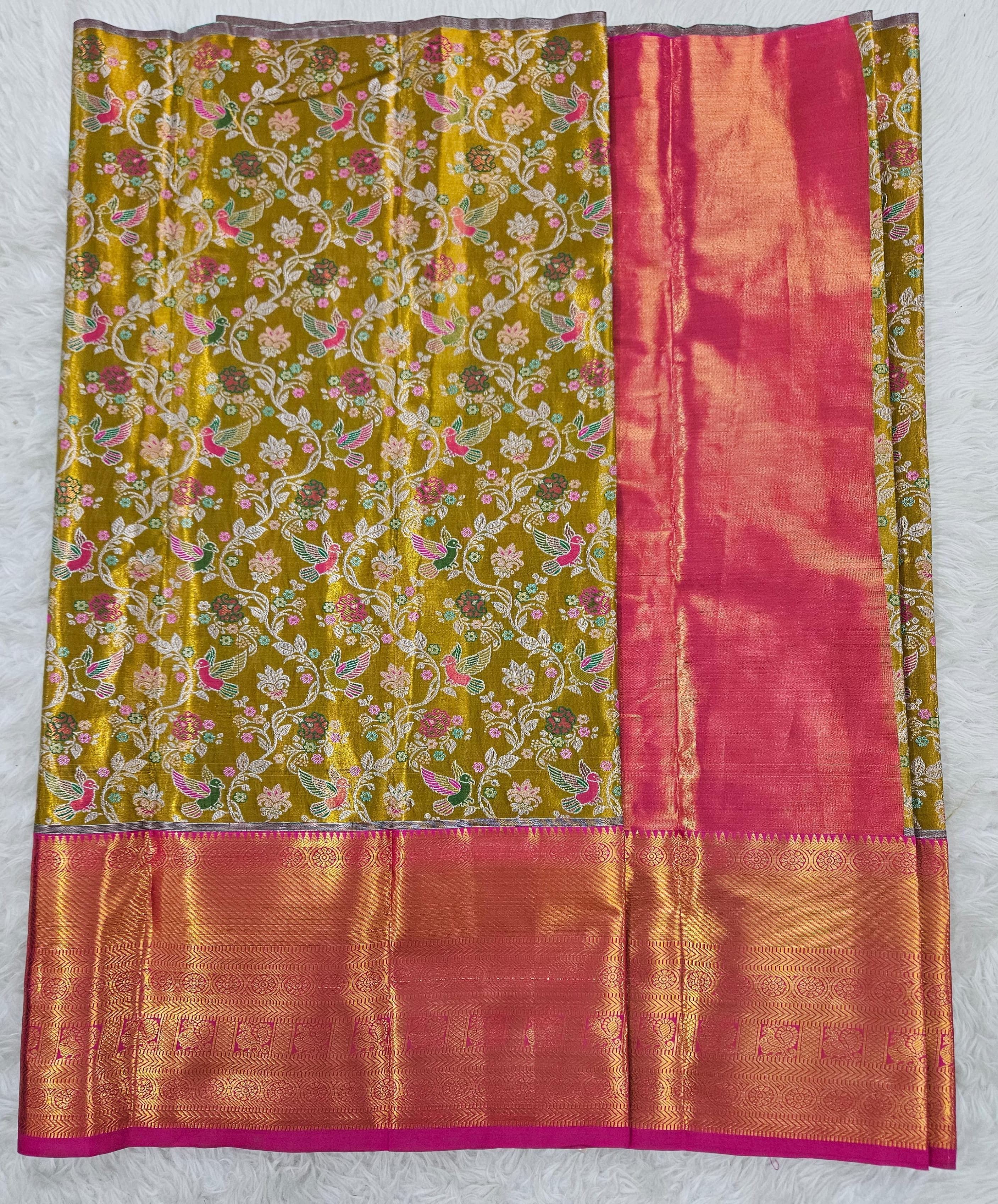 (2–5  Year) Lehenga – Unstitched (Blouse + Material)