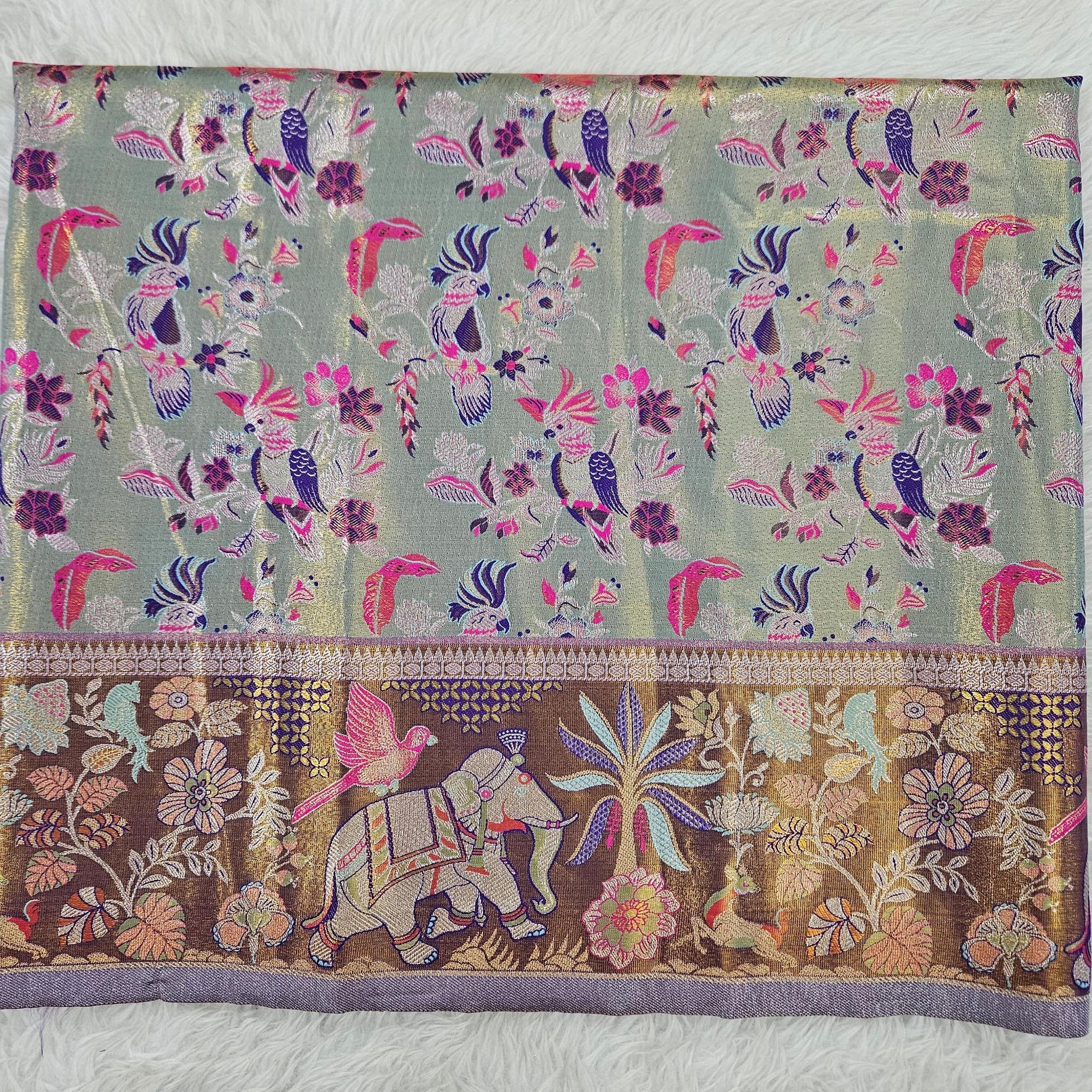 (2–5  Year) Lehenga – Unstitched (Blouse + Material)